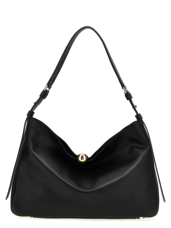 Furla Sfera Soft L Shoulder Bags Black sold by Wanan Luxury