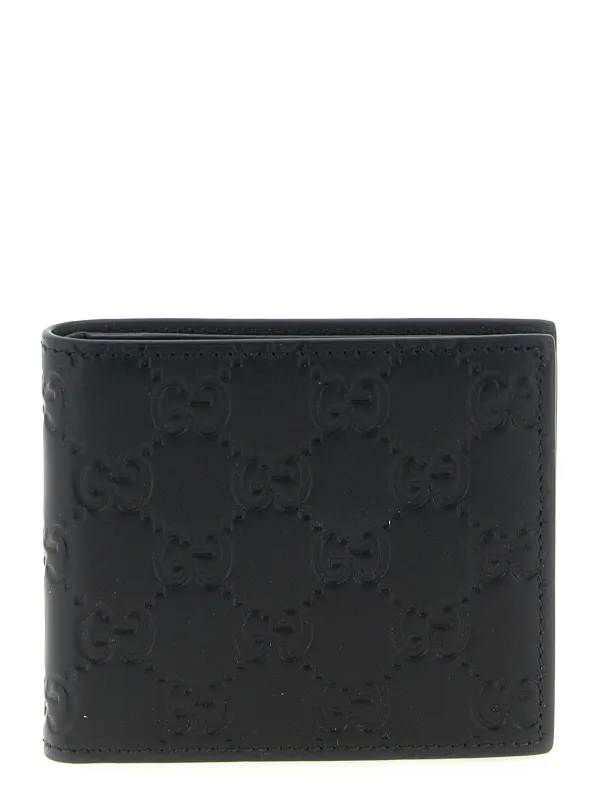 Gg Emblem Wallets And Card Holders Black sold by Wanan Luxury
