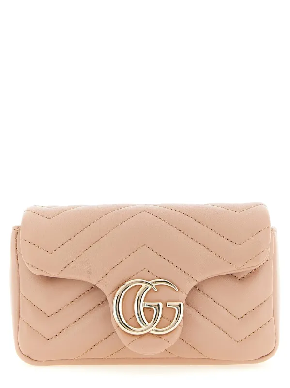 Gg Marmont Shoulder Bags Pink sold by Wanan Luxury
