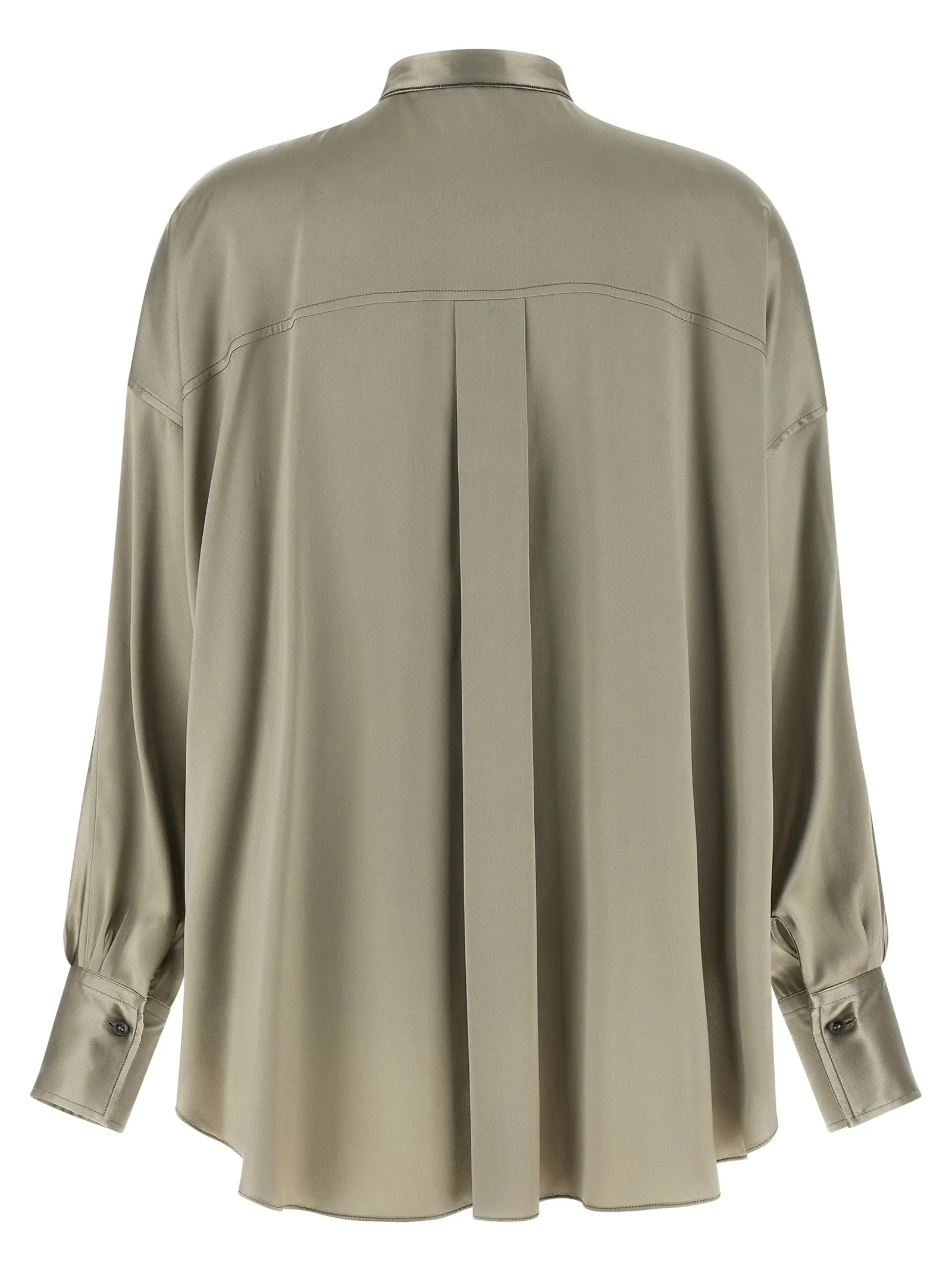 Korean Collar Shirt Shirt And Blouse Green sold by Wanan Luxury product image thumbnail 2