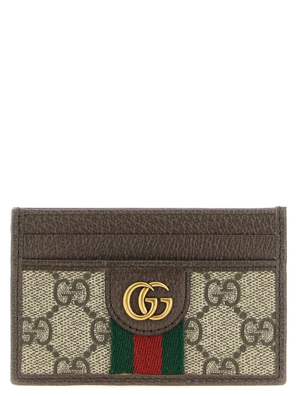 Ophidia Wallets And Card Holders Brown made by Gucci