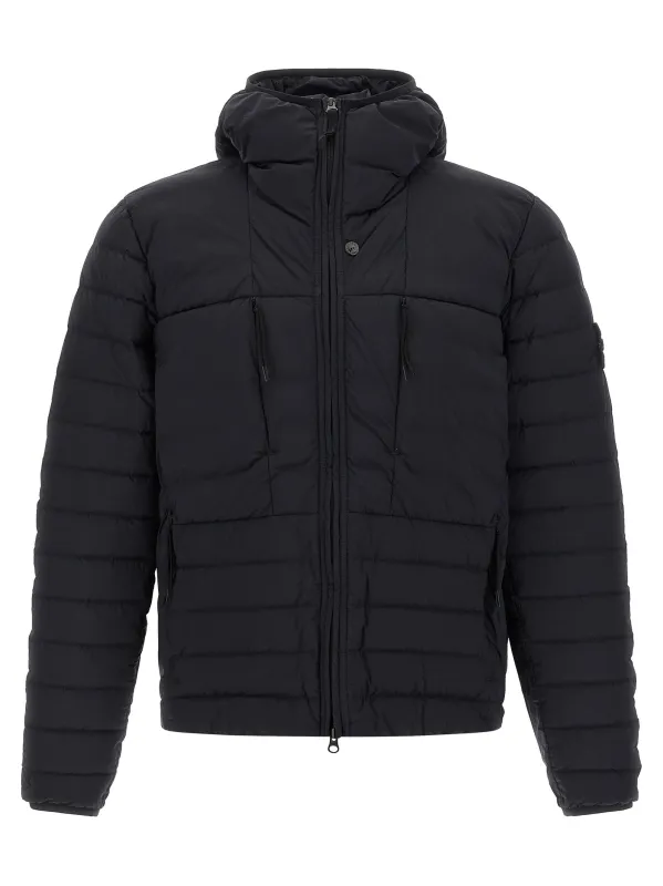 4100106 Puffer Jackets Blue made by Stone Island