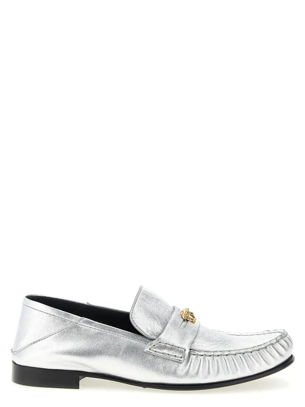 La Medusa Loafers Silver made by Versace