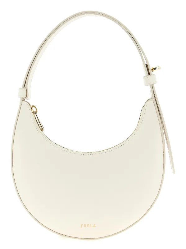 Furla Delizia Shoulder Bags White sold by Wanan Luxury