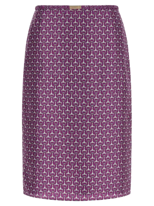 Morsetto Skirts Purple sold by Wanan Luxury