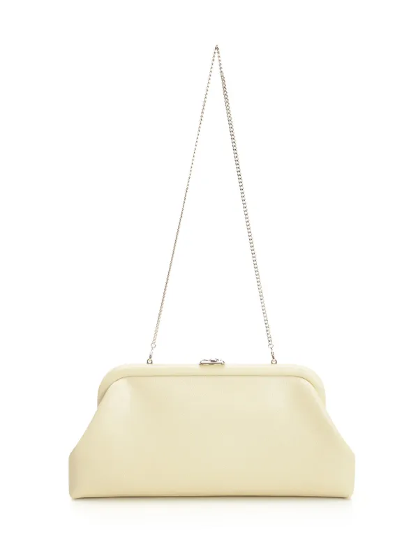 Leather Clutch Clutches White made by Wanan Luxury