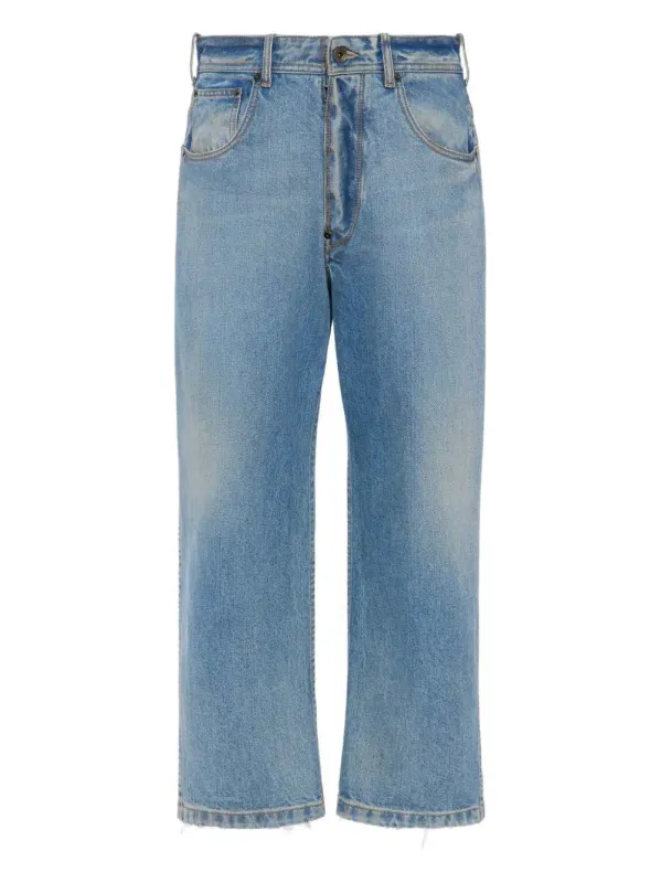 Straight-Leg Jeans made by Wanan Luxury