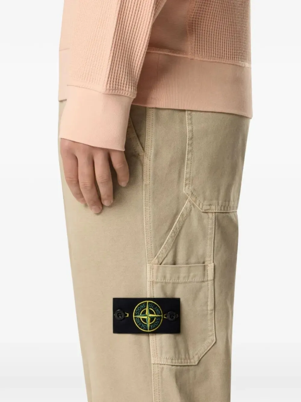Organic Panama Cotton Regular Fit Trousers With Utility Pocket sold by Wanan Luxury product image thumbnail 4