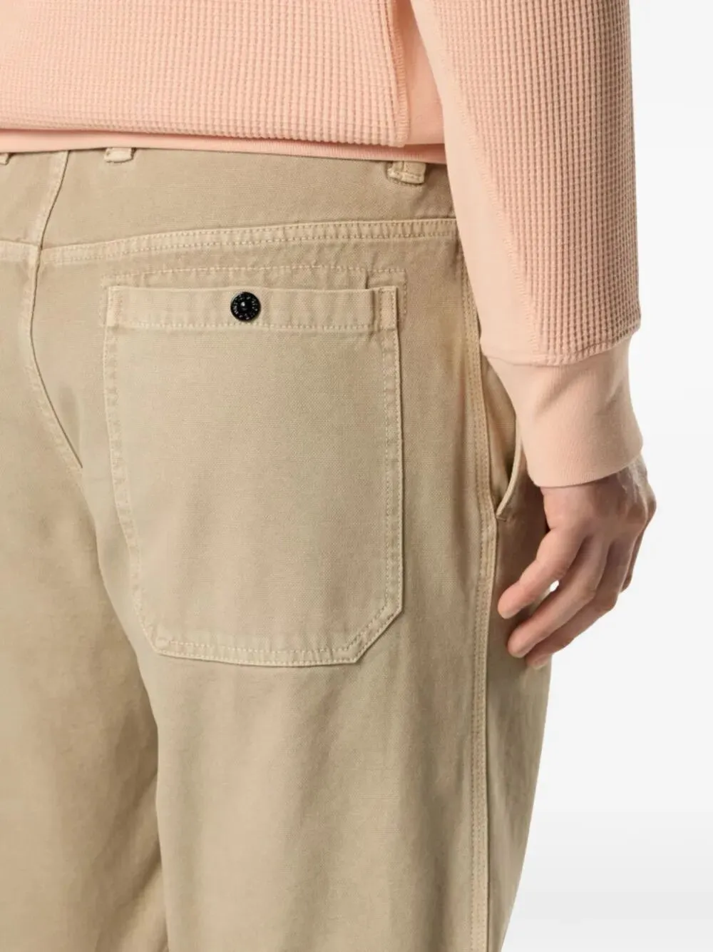 Organic Panama Cotton Regular Fit Trousers With Utility Pocket sold by Wanan Luxury product image thumbnail 3