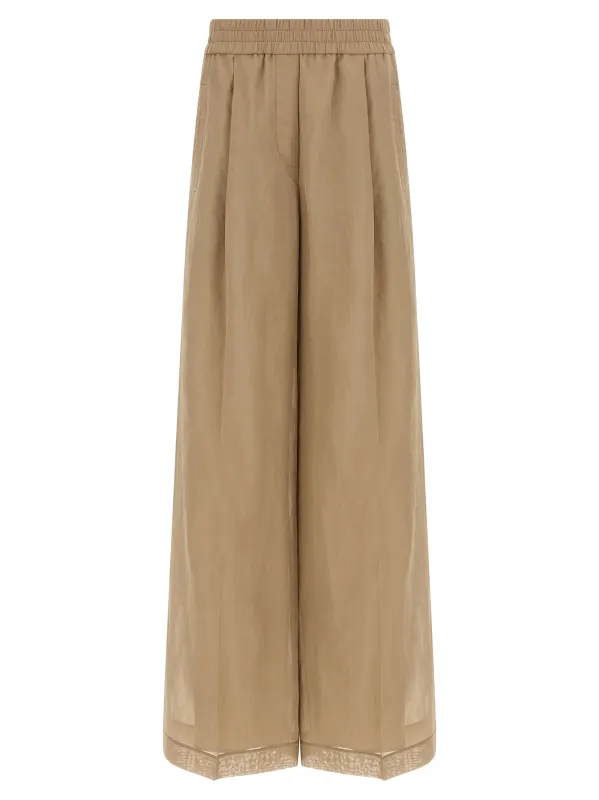 Loose Track Pants Beige sold by Wanan Luxury