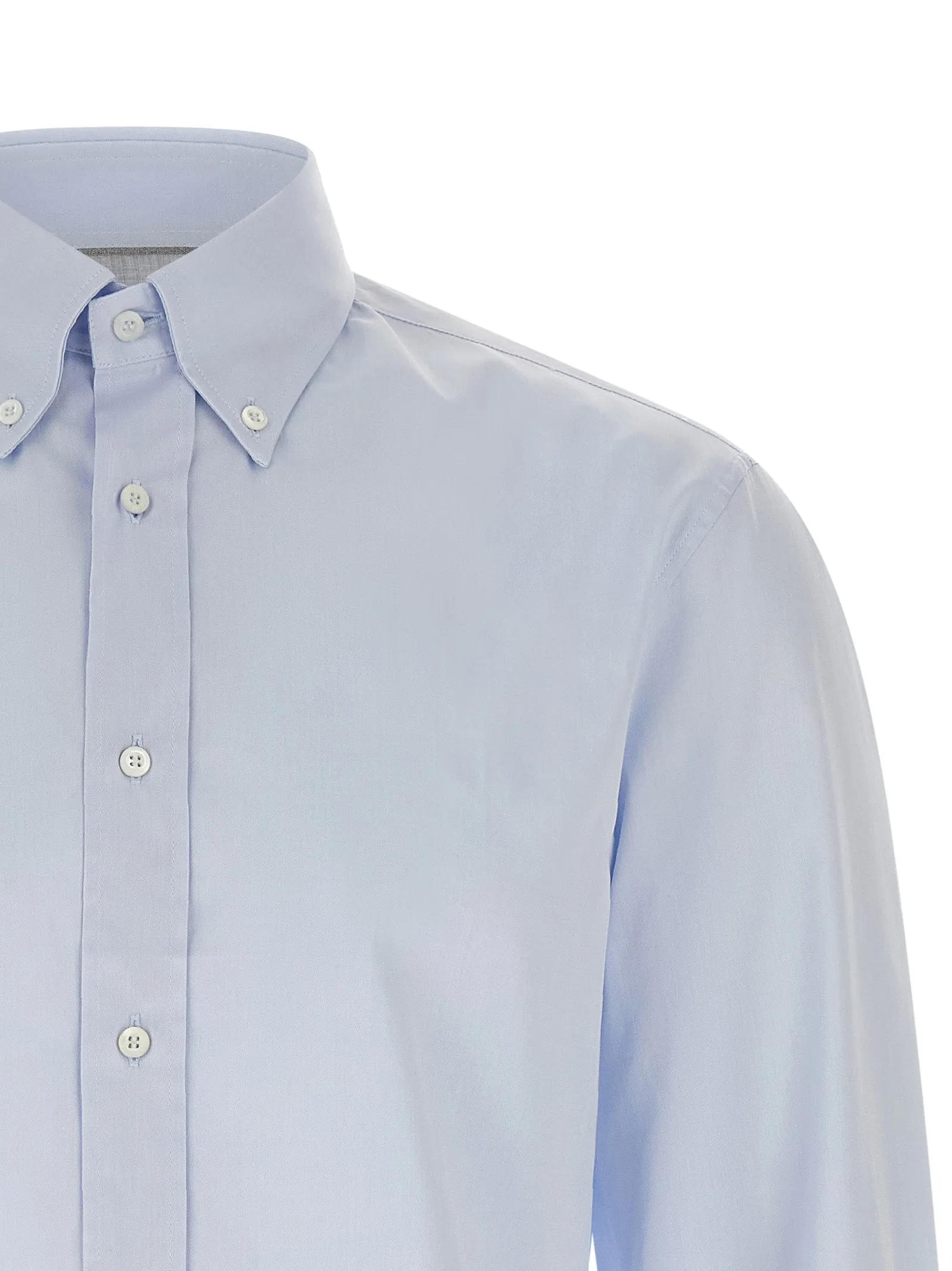 Button-Down Shirt Shirt And Blouse Light Blue sold by Wanan Luxury product image thumbnail 3
