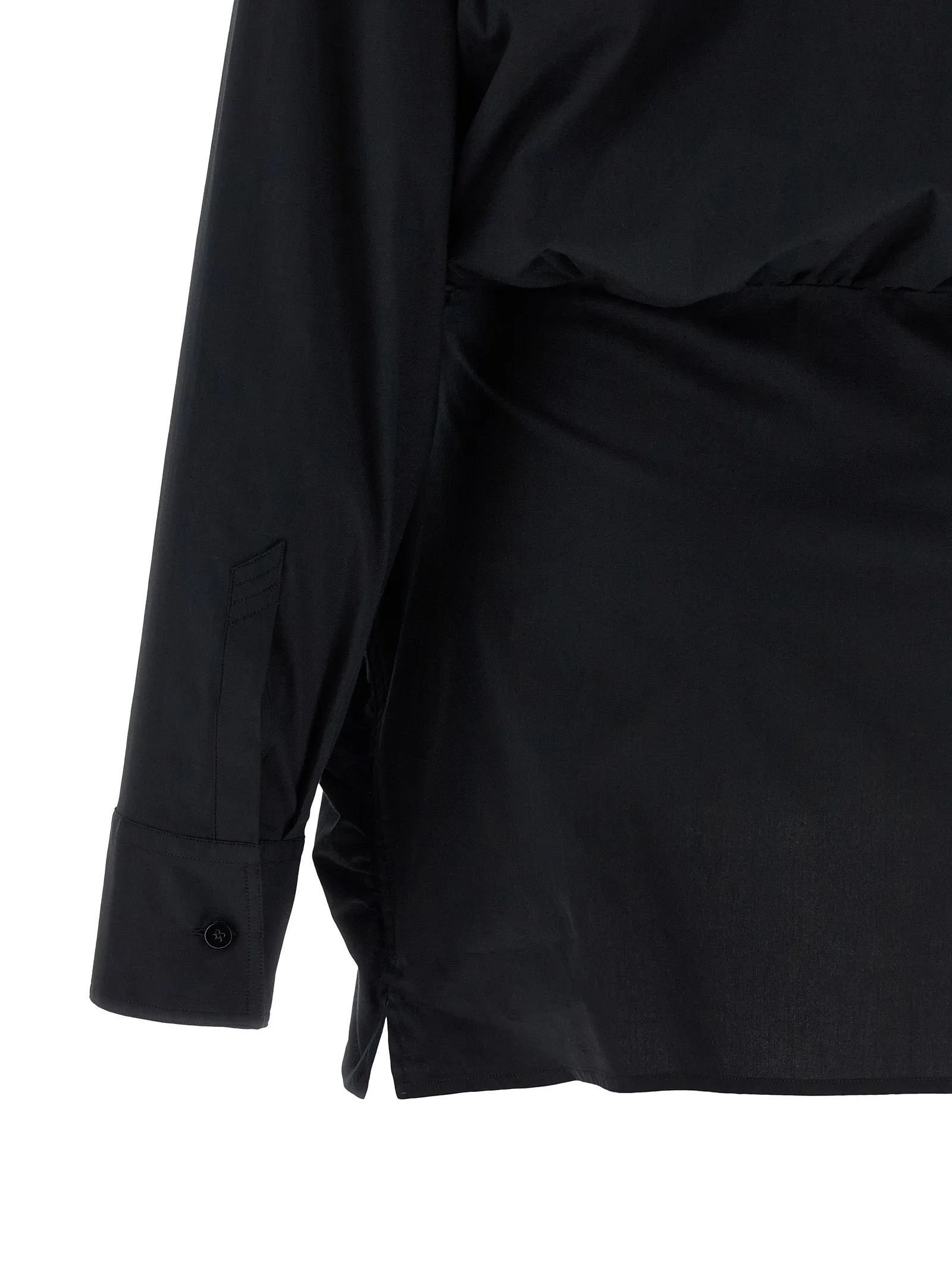 Double Layer Shirt Dress Dresses White/Black sold by Wanan Luxury product image thumbnail 4