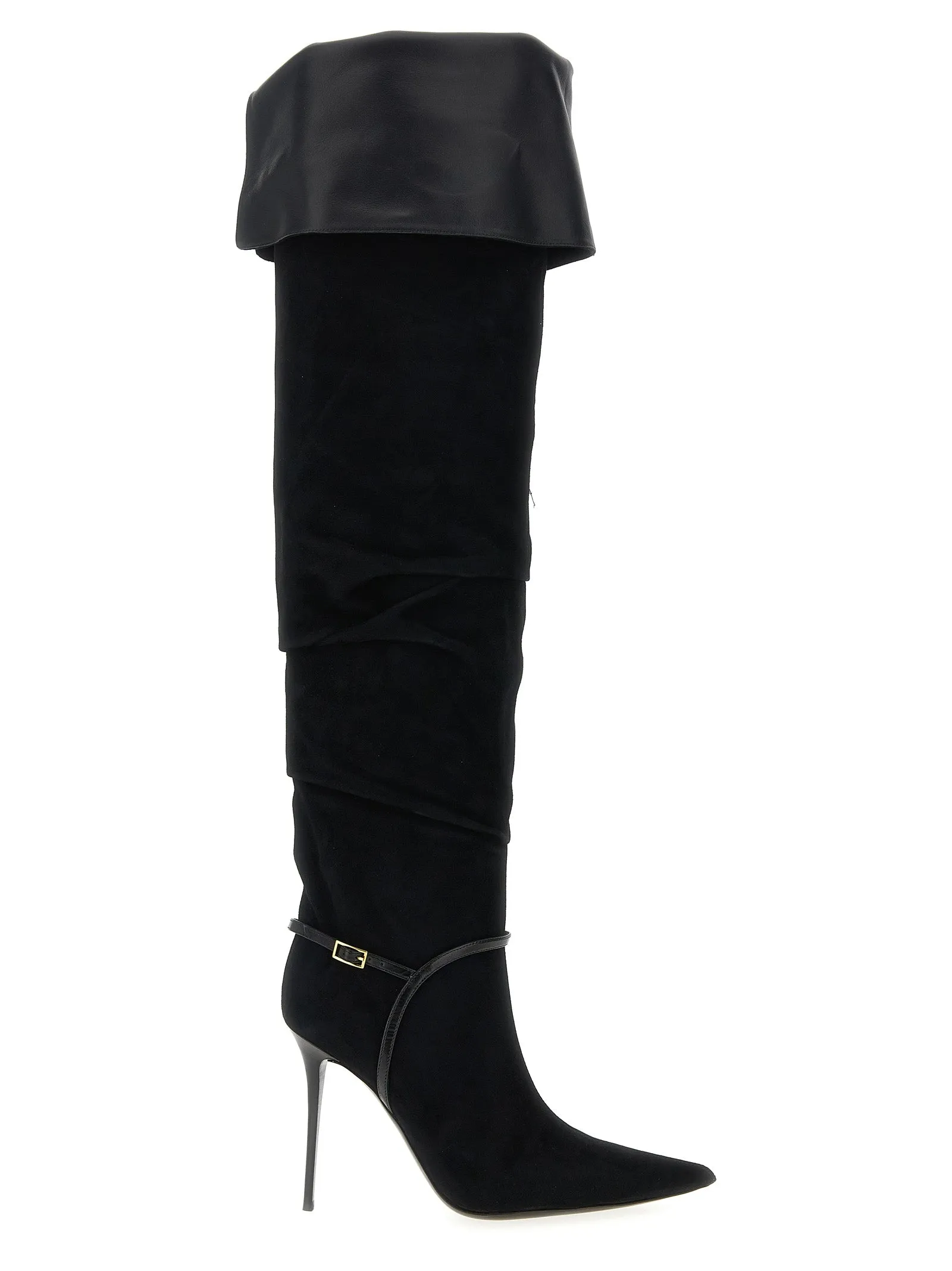 Secret High Boots And Ankle Boots Black sold by Wanan Luxury