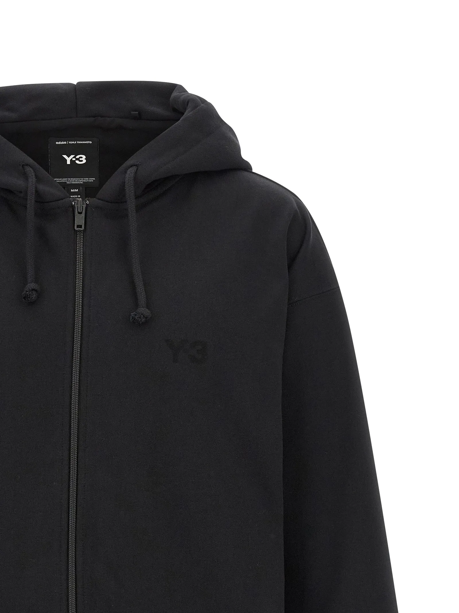 Y-3 Brushed Terry Zip Sweatshirt Black sold by Wanan Luxury product image thumbnail 3