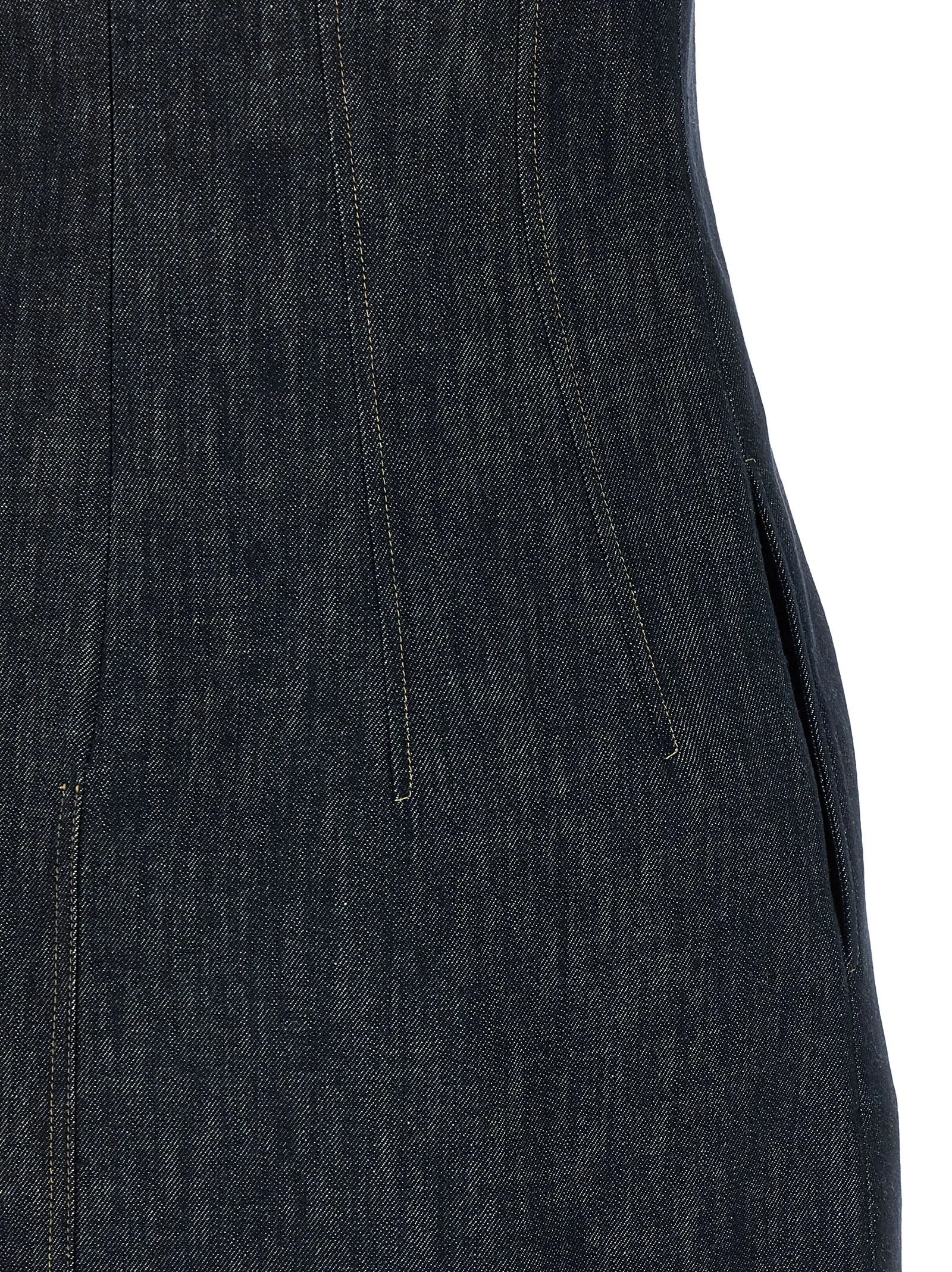 Monile Denim Dress Dresses Blue sold by Wanan Luxury product image thumbnail 4