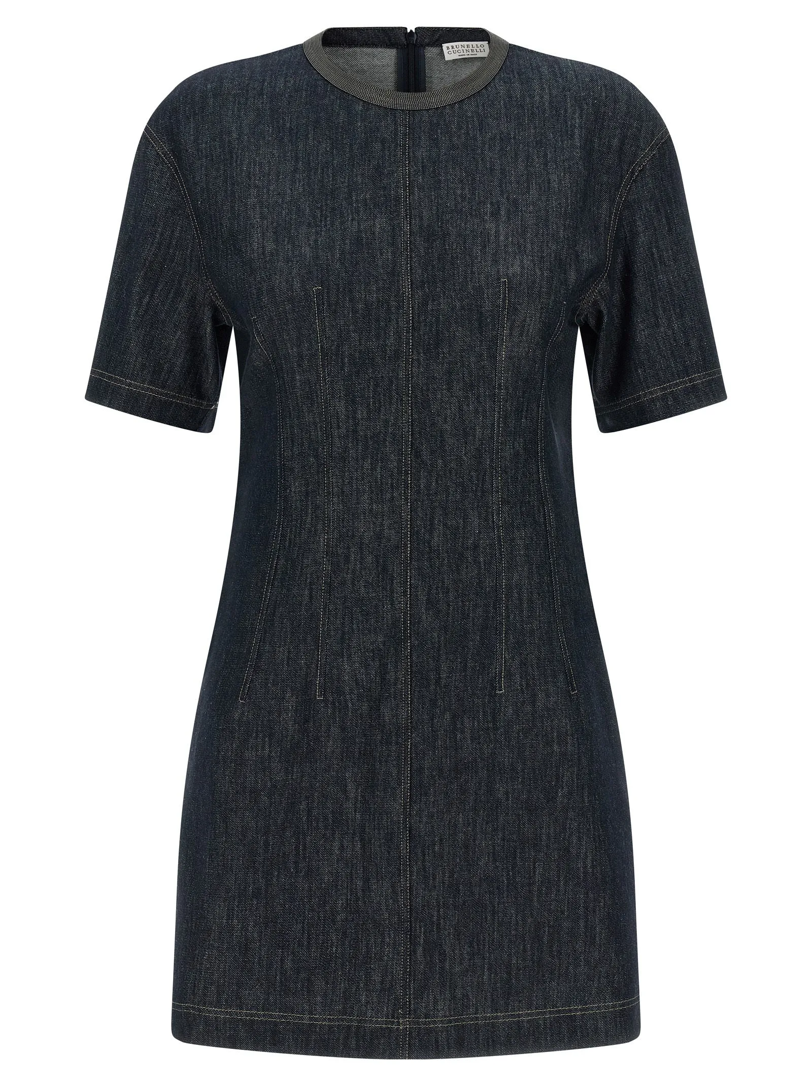 Monile Denim Dress Dresses Blue sold by Wanan Luxury