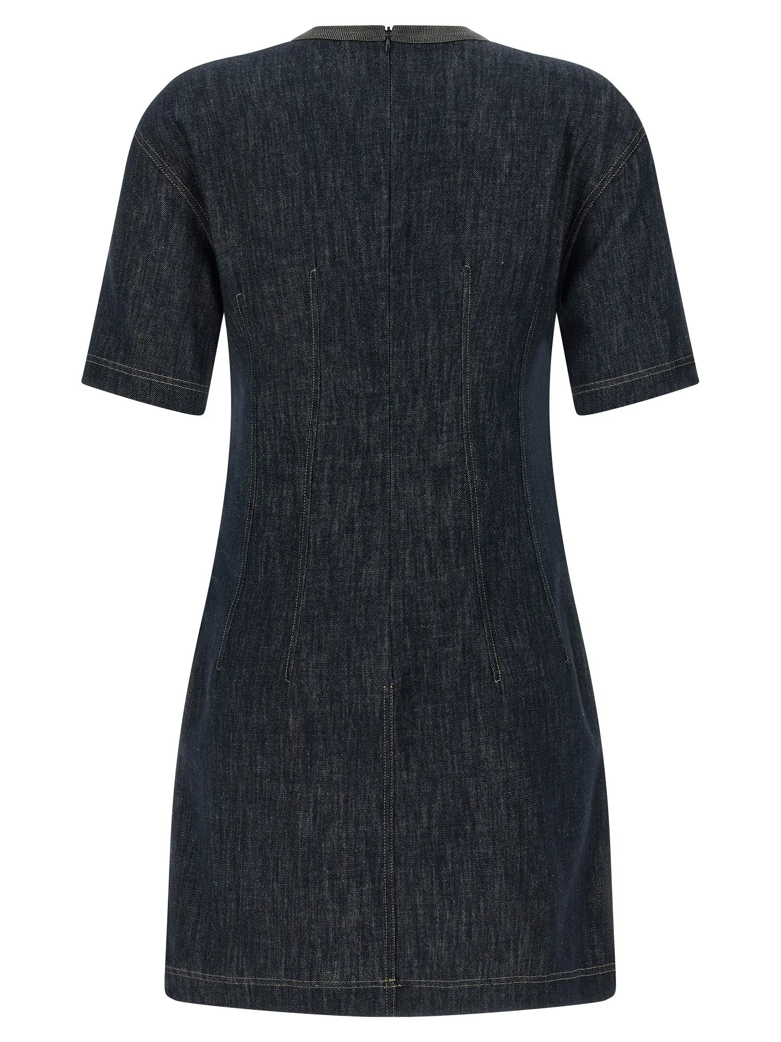 Monile Denim Dress Dresses Blue sold by Wanan Luxury product image thumbnail 2