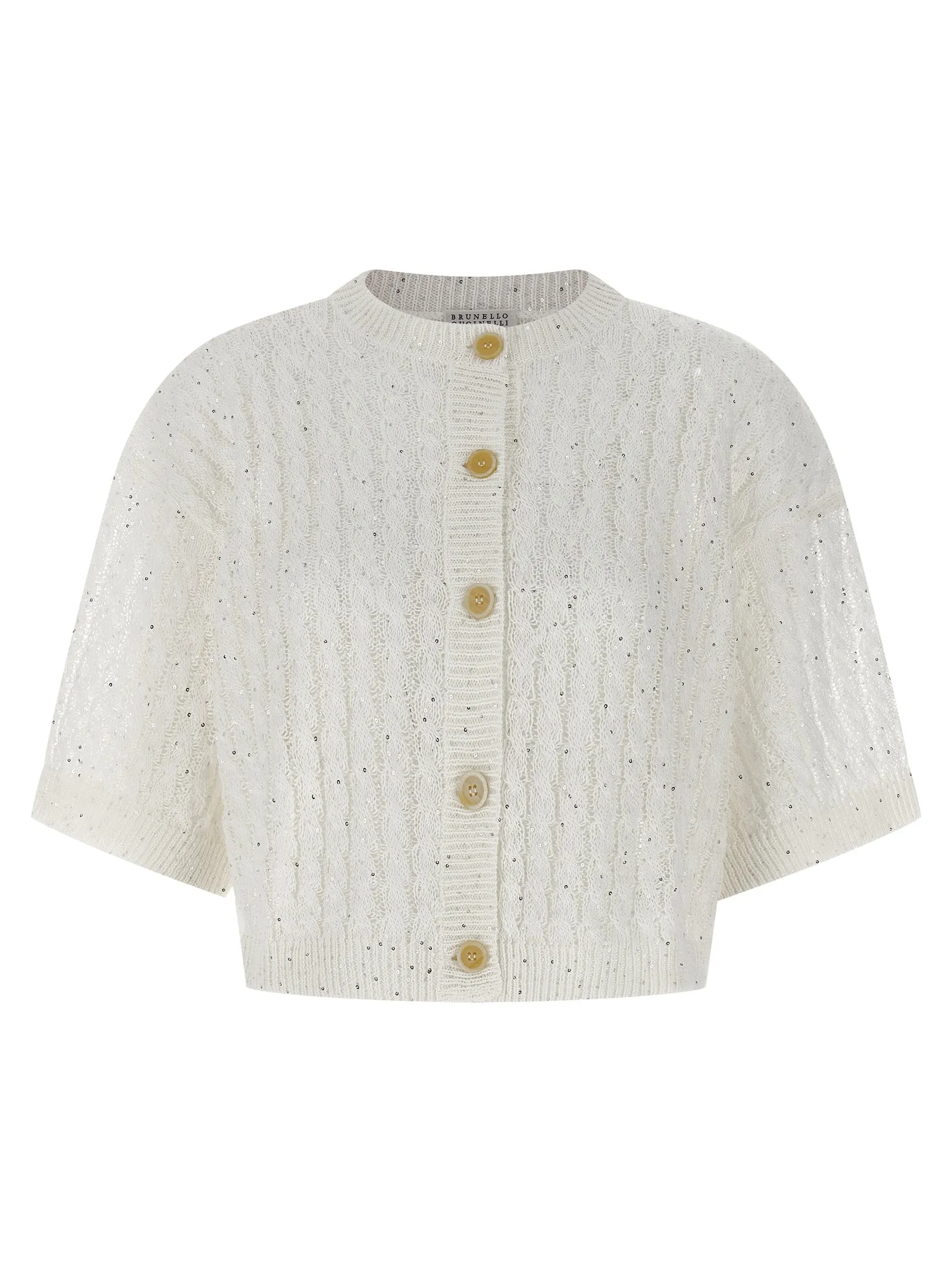 Dazzling Cable Sweaters And Cardigans White sold by Wanan Luxury