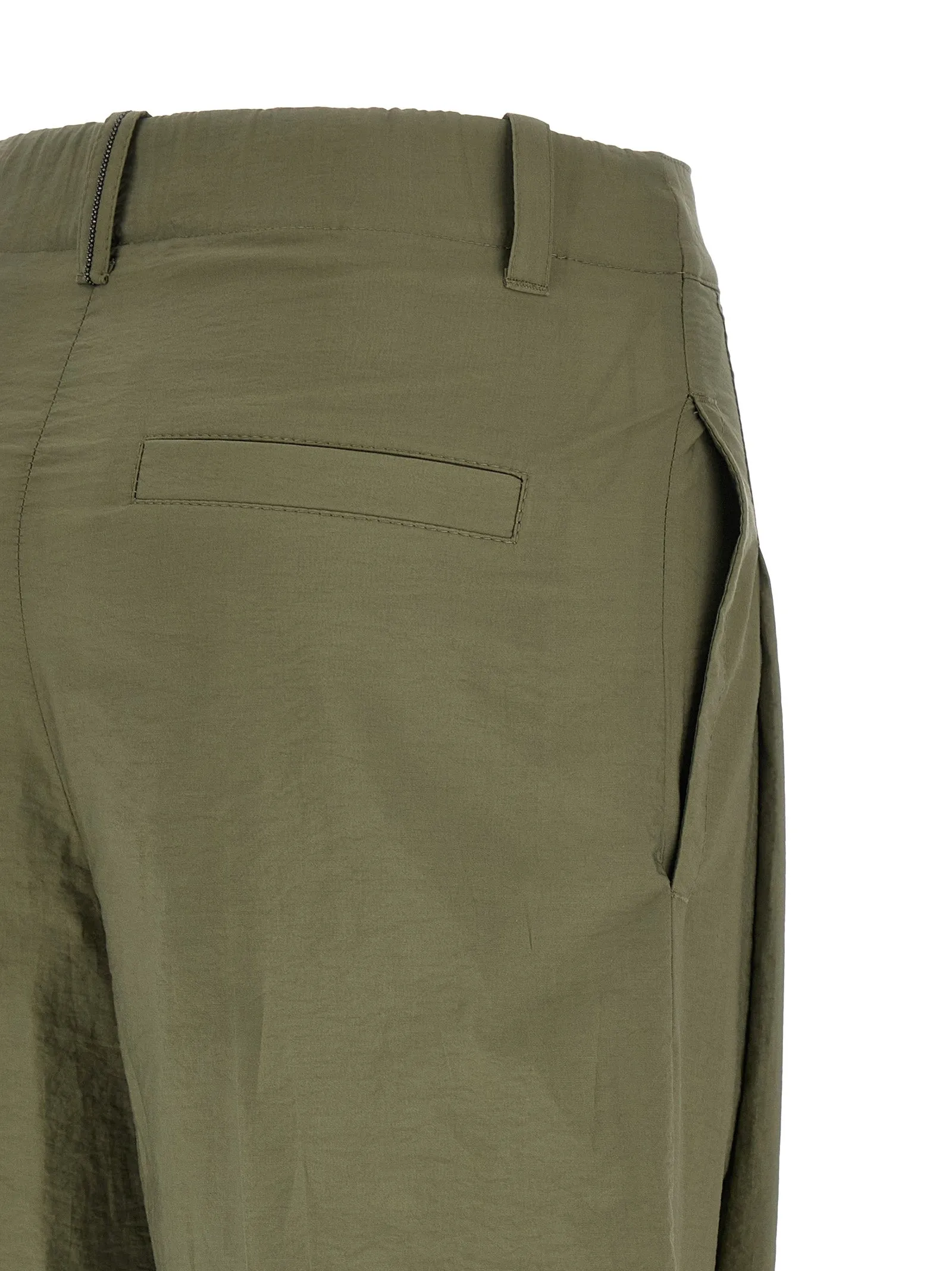 Double Pinch Pants Green sold by Wanan Luxury product image thumbnail 4