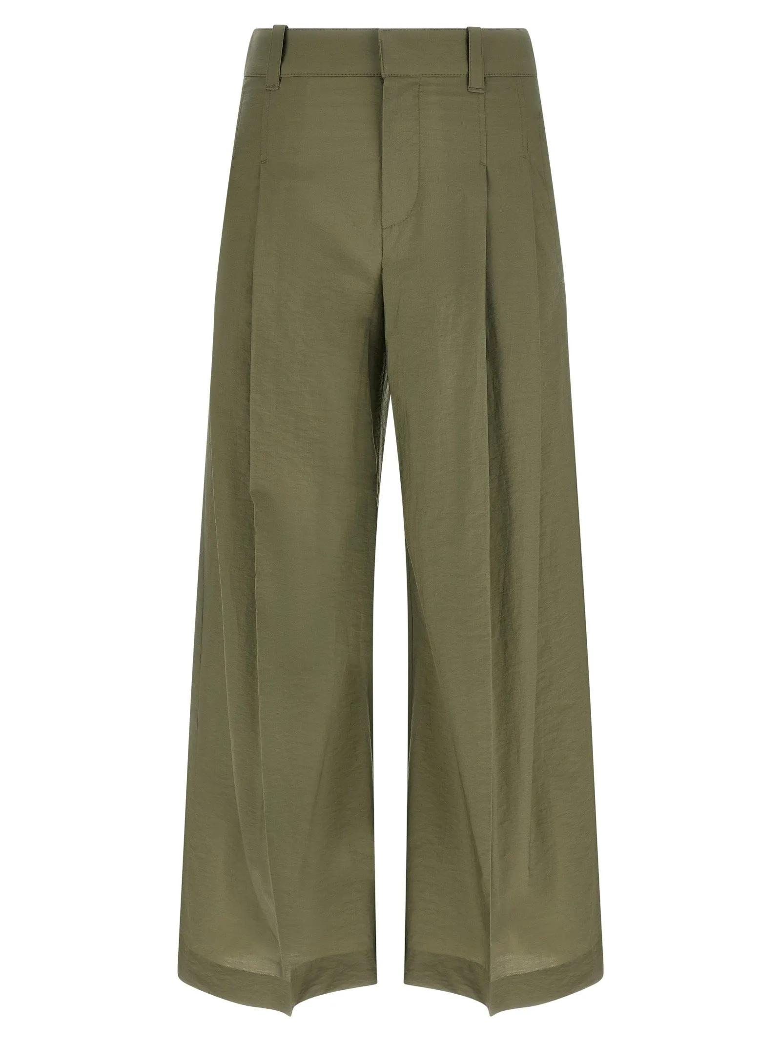 Double Pinch Pants Green sold by Wanan Luxury
