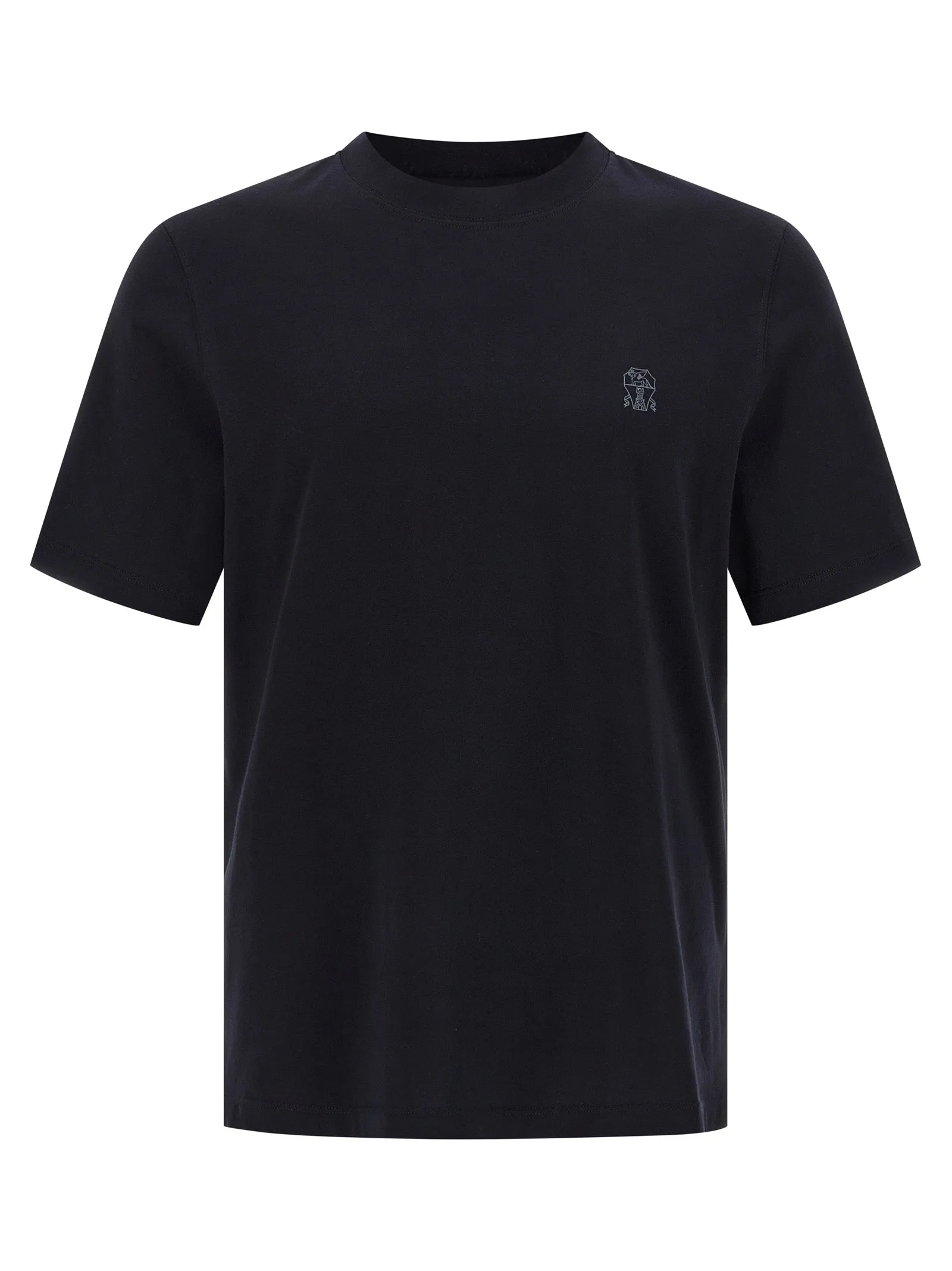 Logo Print T-Shirt Blue sold by Wanan Luxury