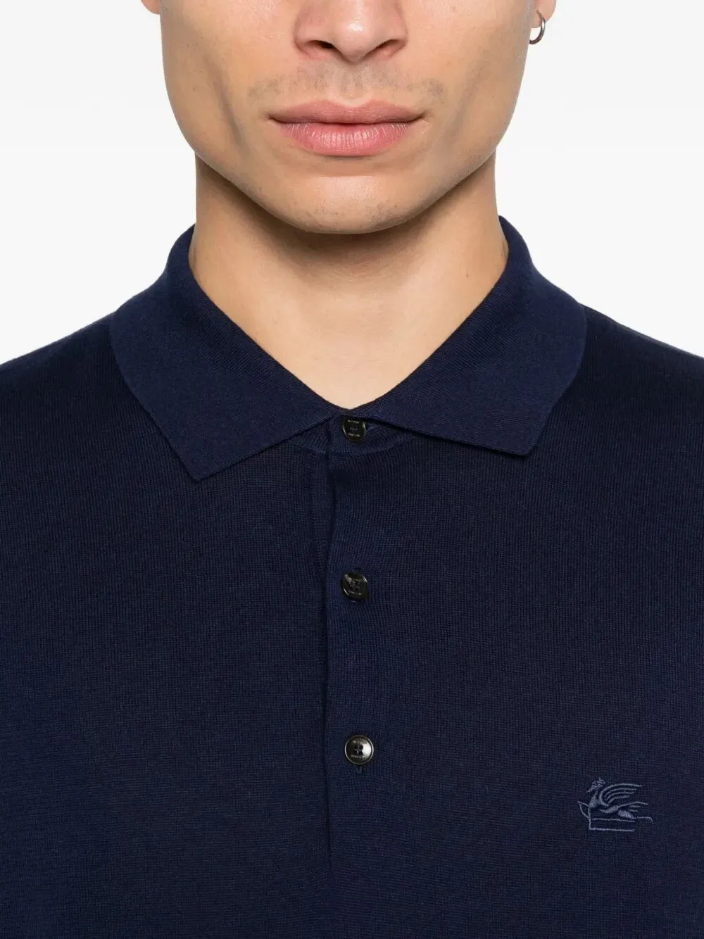 Knitted Cotton Polo Shirt sold by Wanan Luxury product image thumbnail 5