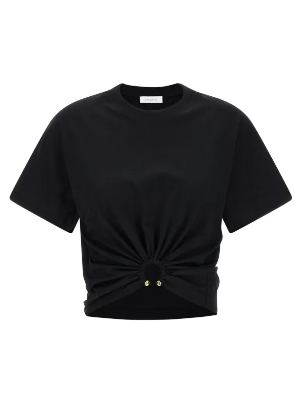 Piercing T-Shirt Black made by Rabanne
