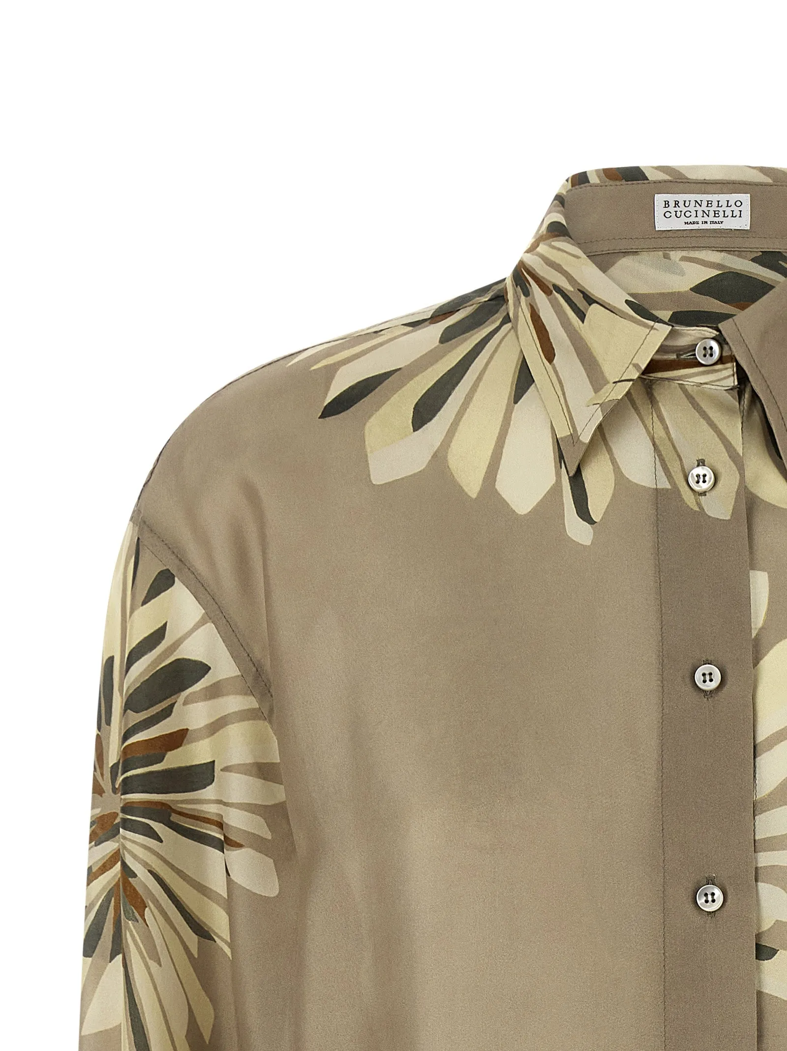 Floral Patterned Shirt Shirt And Blouse Green sold by Wanan Luxury product image thumbnail 3