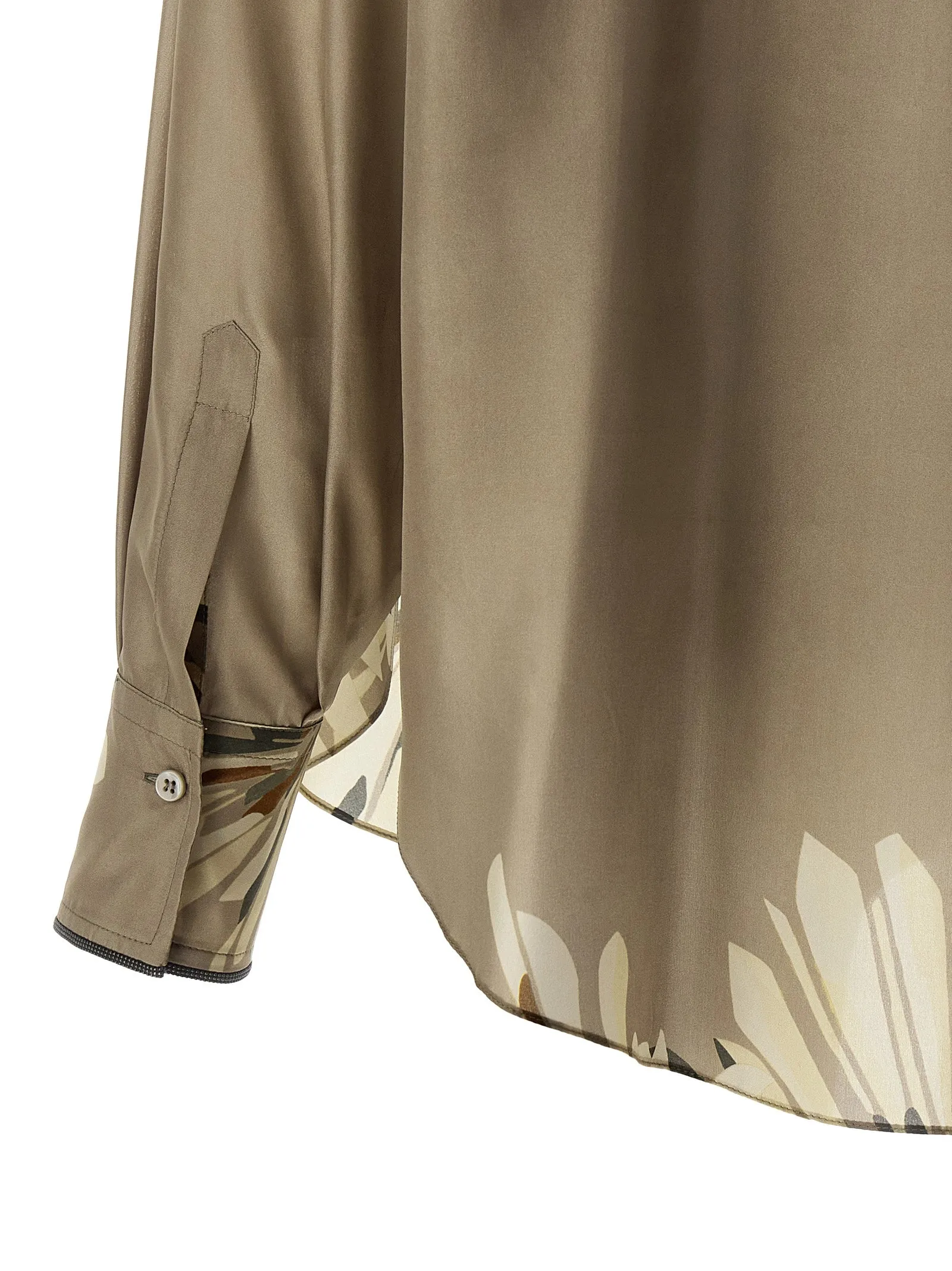 Floral Patterned Shirt Shirt And Blouse Green sold by Wanan Luxury product image thumbnail 4