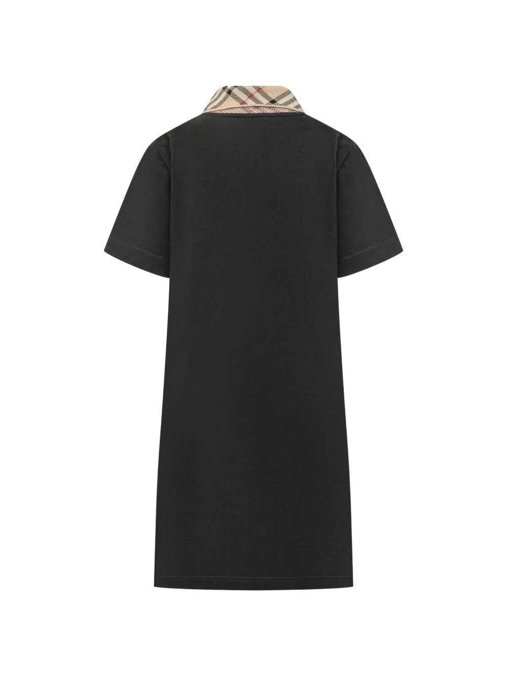 Check Collar Cotton Dress sold by Wanan Luxury product image thumbnail 2