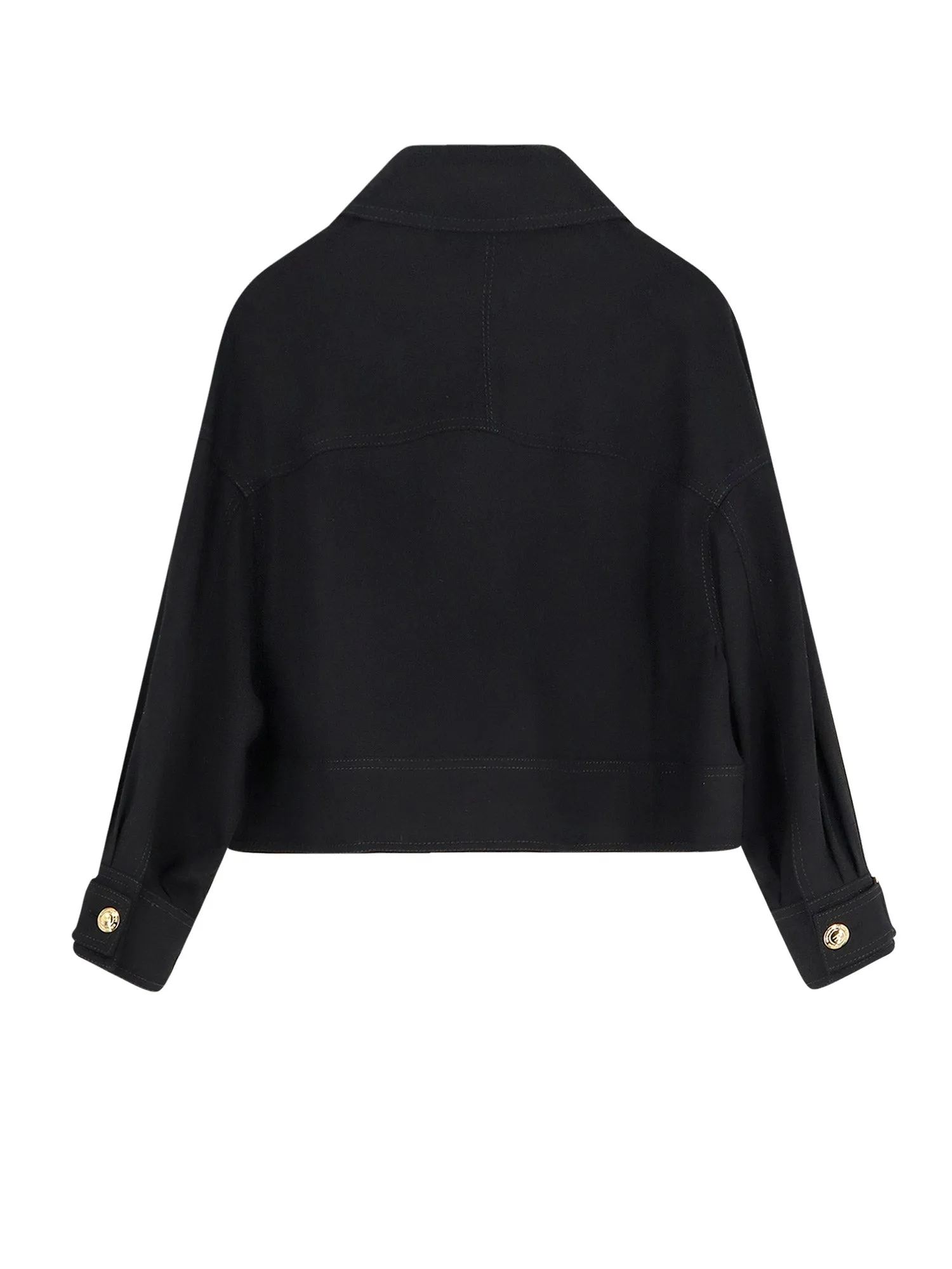 Cropped Viscose Jacket sold by Wanan Luxury product image thumbnail 2