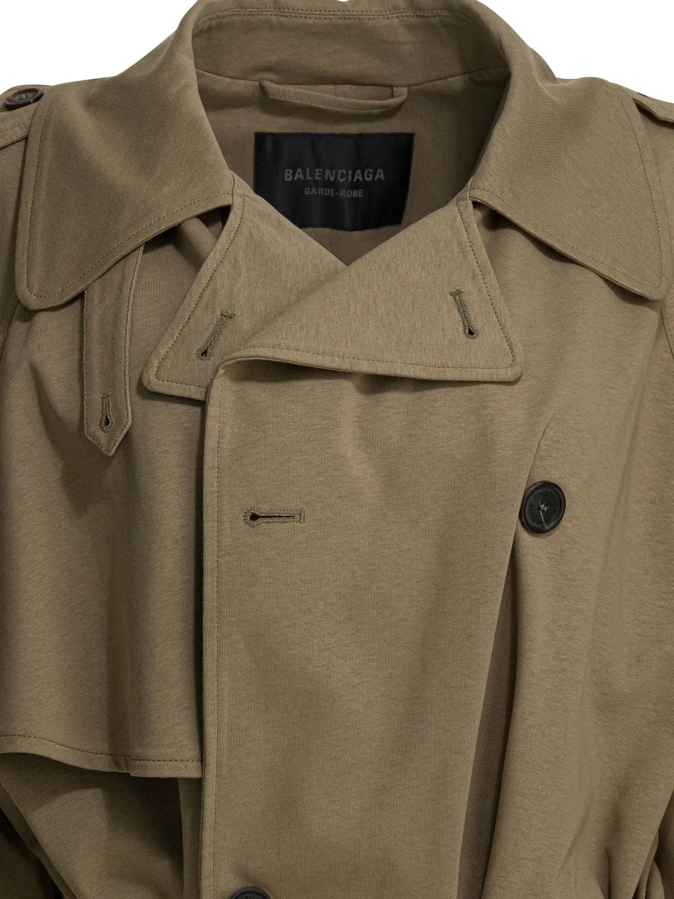 Short Trench Coat In Explorer Jackets And Coats Beige sold by Wanan Luxury product image thumbnail 3