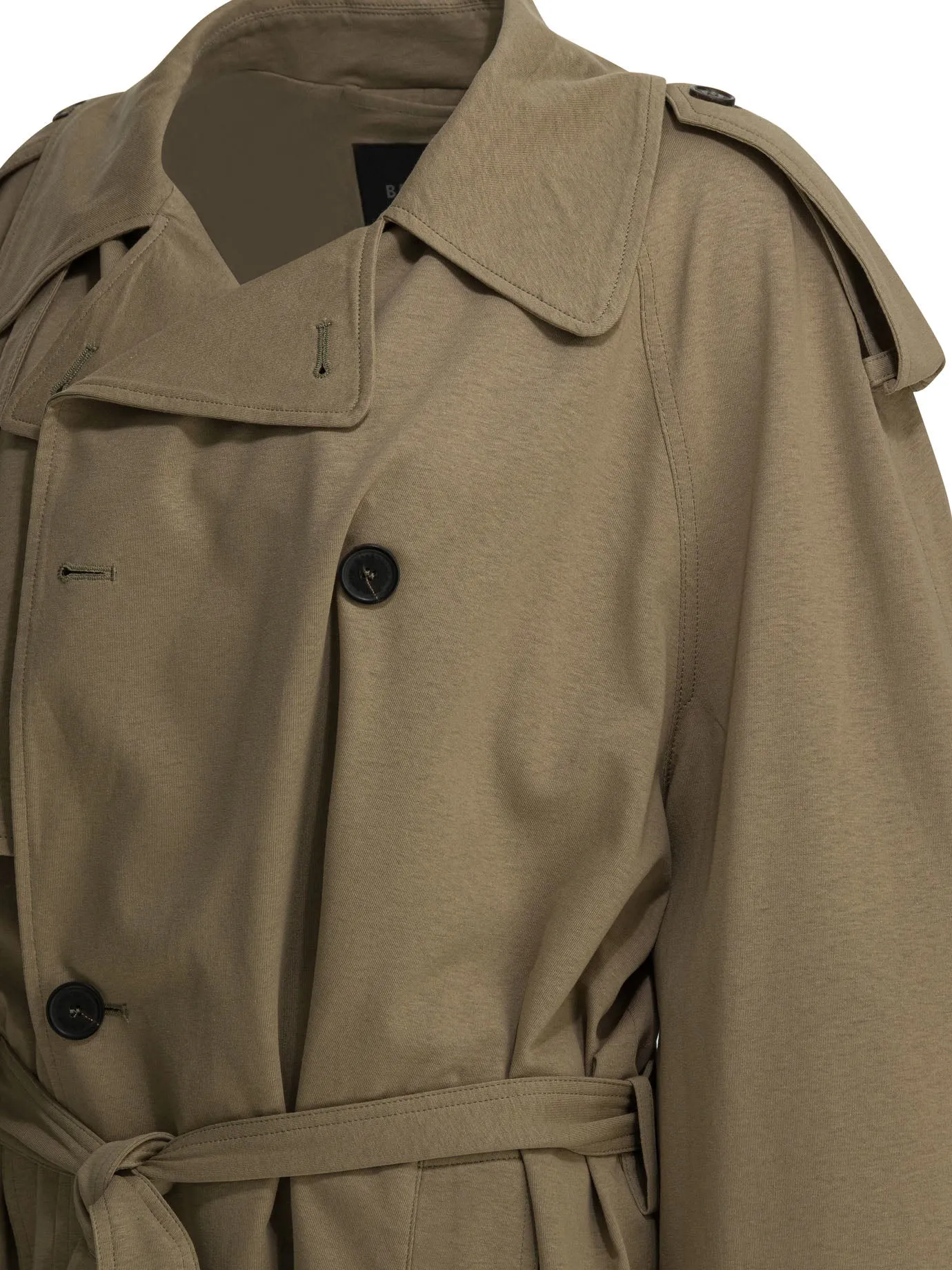 Short Trench Coat In Explorer Jackets And Coats Beige sold by Wanan Luxury product image thumbnail 4