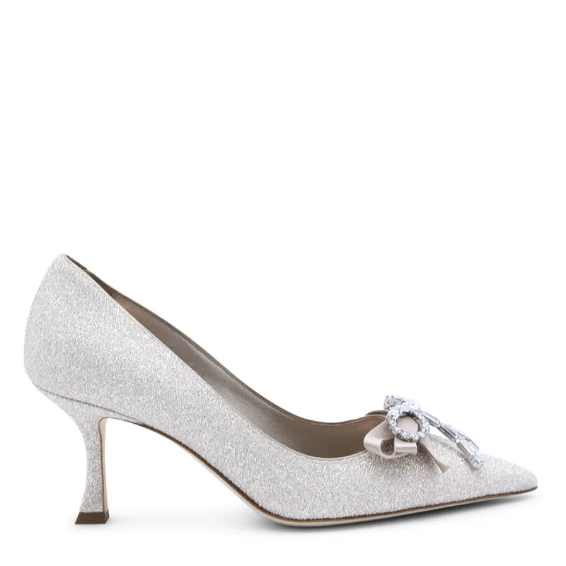 With Heel Light Soft Gold/Crystal made by Jimmy Choo