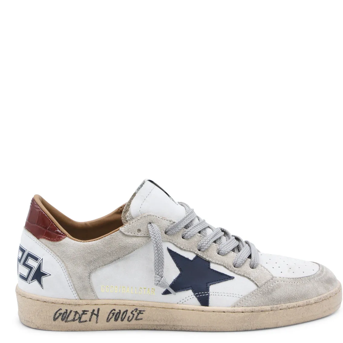 Sneakers White/Beige/Ink Blue/Brown sold by Wanan Luxury