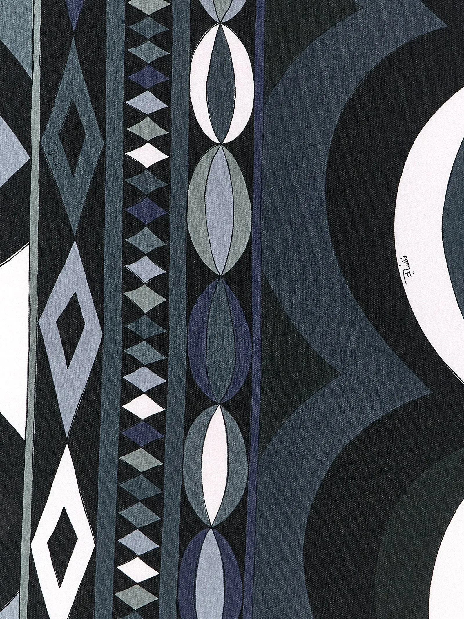 Patterned Scarf Scarves And Foulards Multicolor sold by Wanan Luxury product image thumbnail 3