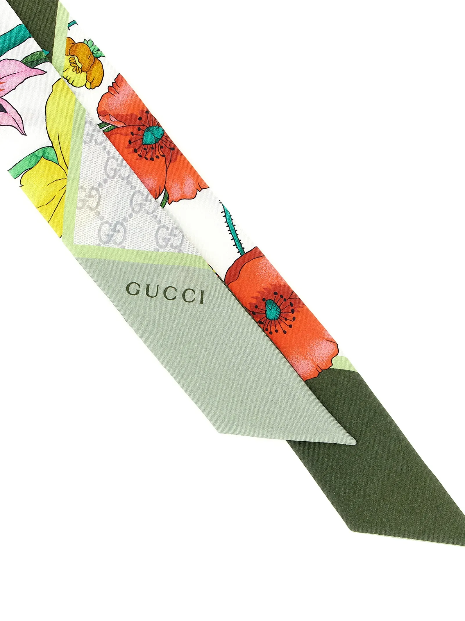 Gucci Flora Scarves And Foulards Green sold by Wanan Luxury product image thumbnail 3