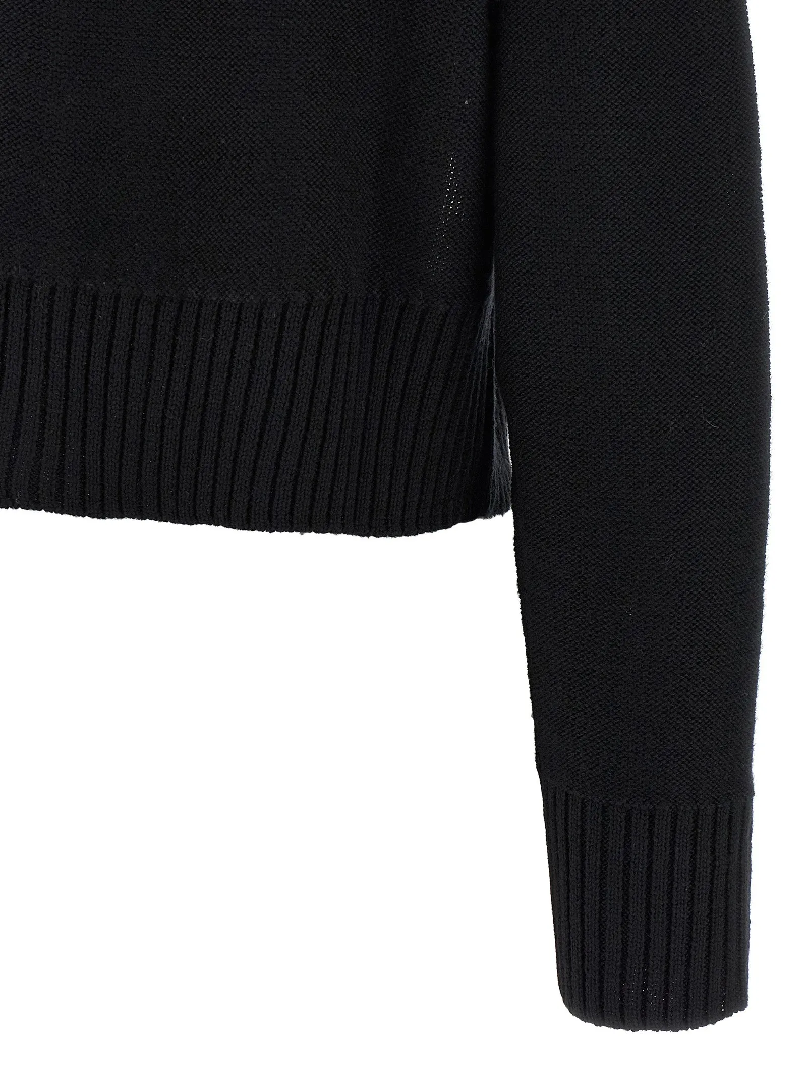 Distressed Sweater Sweaters And Cardigans Black sold by Wanan Luxury product image thumbnail 4