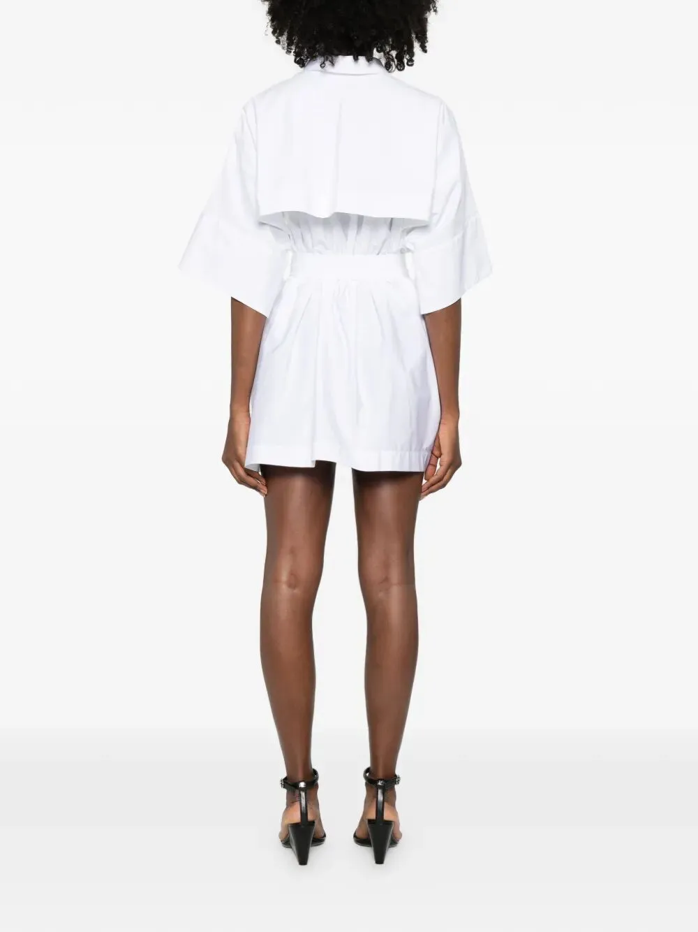 Cinched Waist Shirt Dress sold by Wanan Luxury product image thumbnail 4