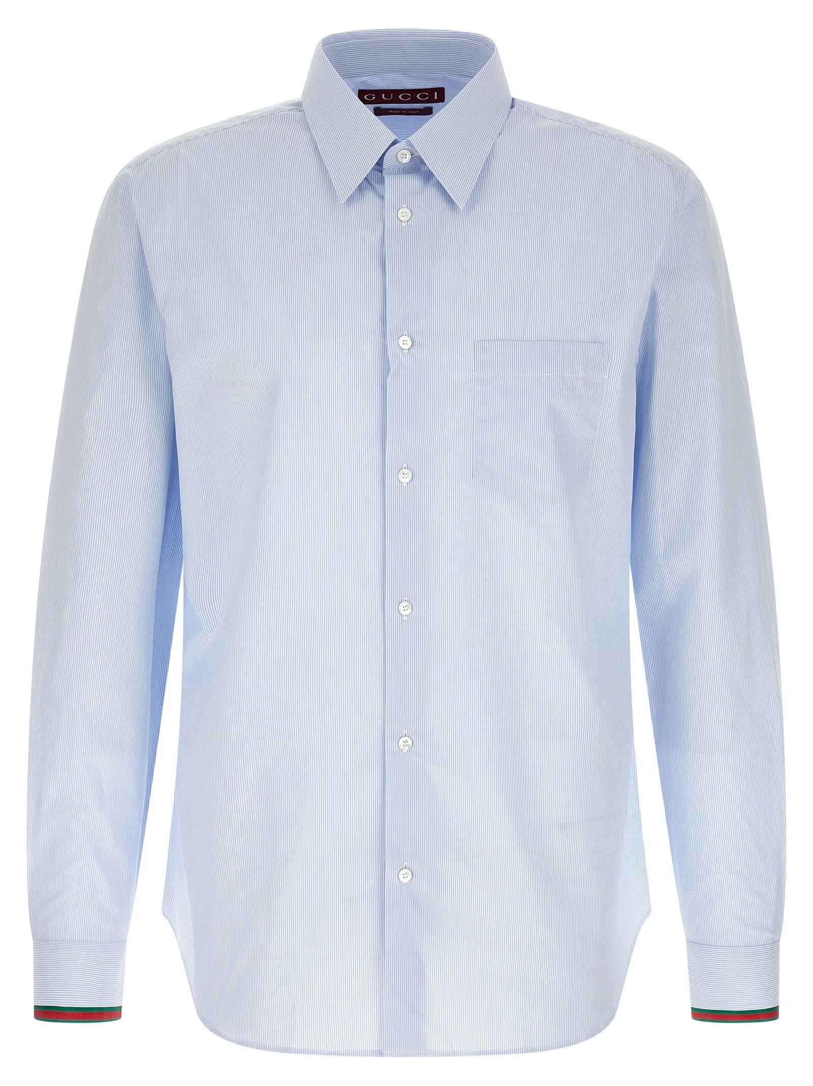 Striped Shirt Shirt And Blouse Light Blue sold by Wanan Luxury