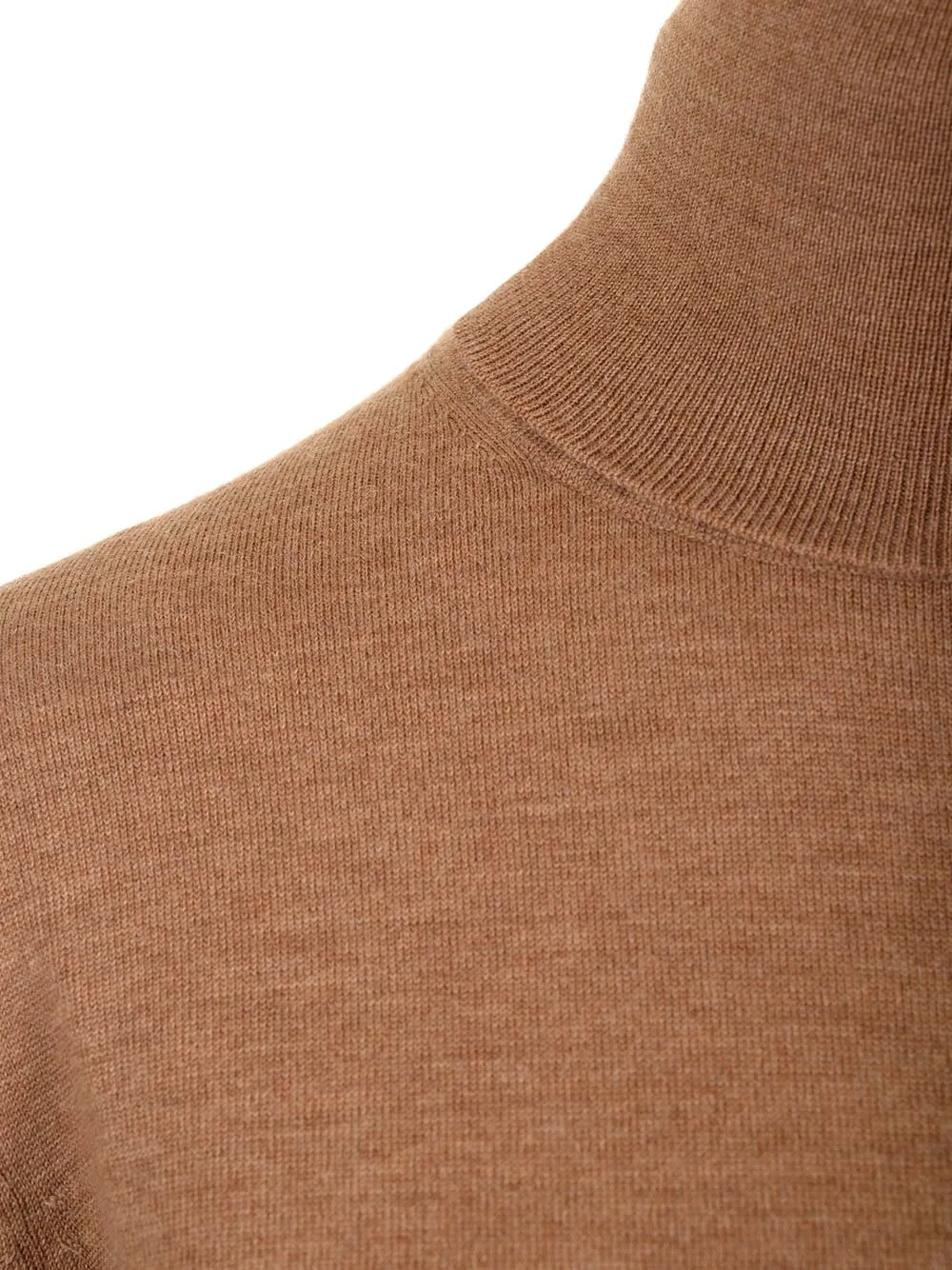 Wool And Cashmere Turtleneck Knitwear Brown sold by Wanan Luxury product image thumbnail 3