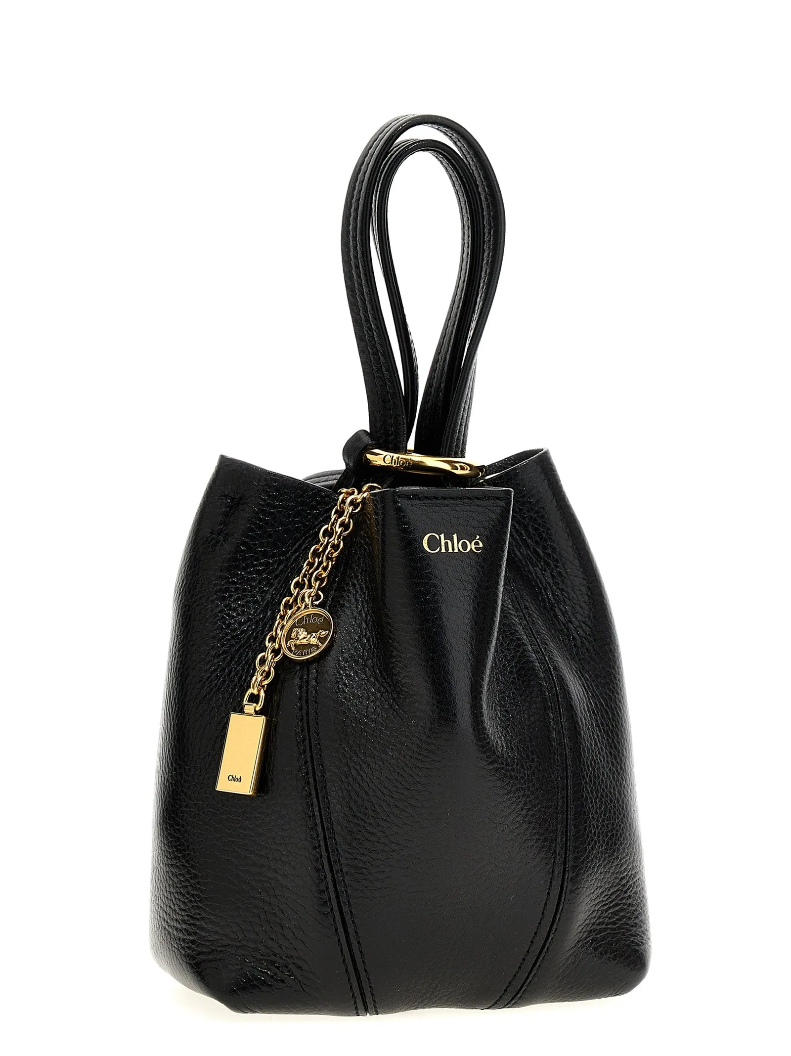 Chloé Spin Hand Bags Black sold by Wanan Luxury product image thumbnail 3