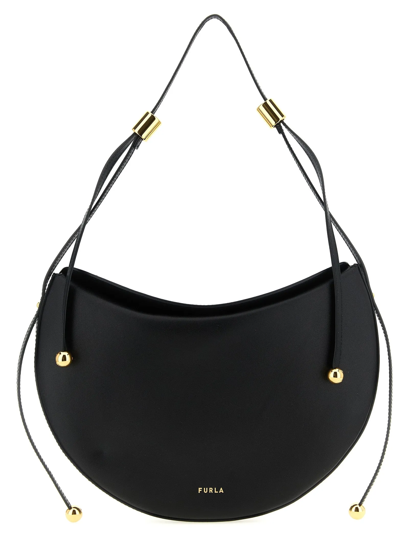 Furla Moonstone Shoulder Bags Black sold by Wanan Luxury