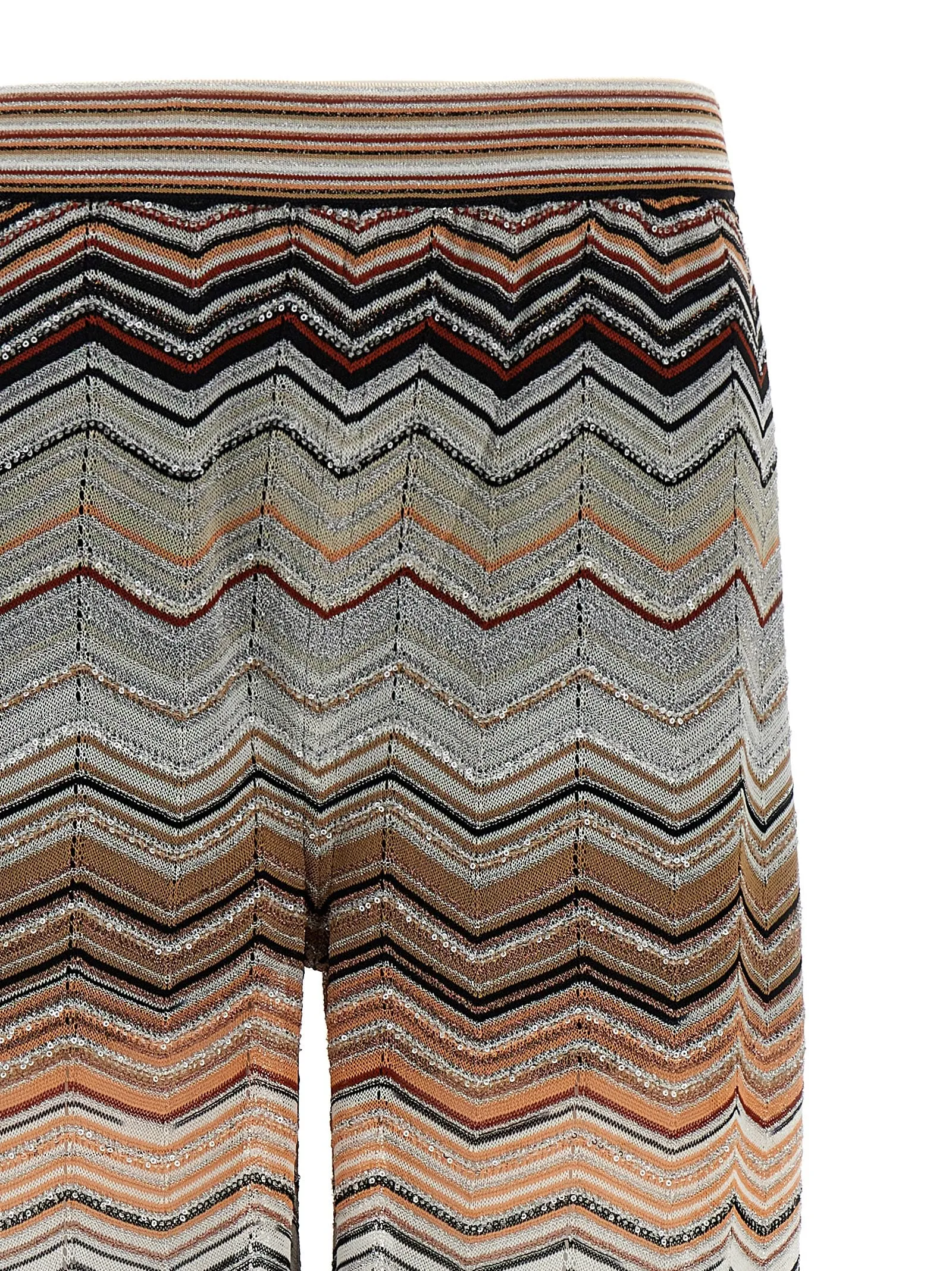 Chevron Lamé Pants Multicolor sold by Wanan Luxury product image thumbnail 3