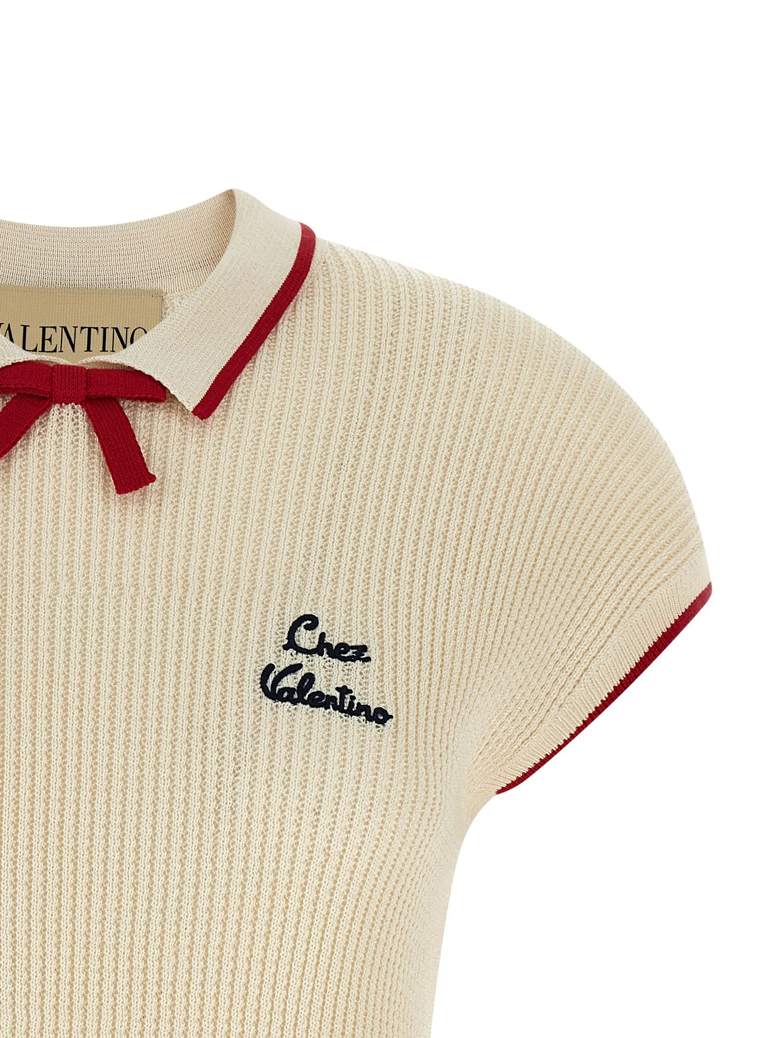 Chez Valentino Tops Beige sold by Wanan Luxury product image thumbnail 3