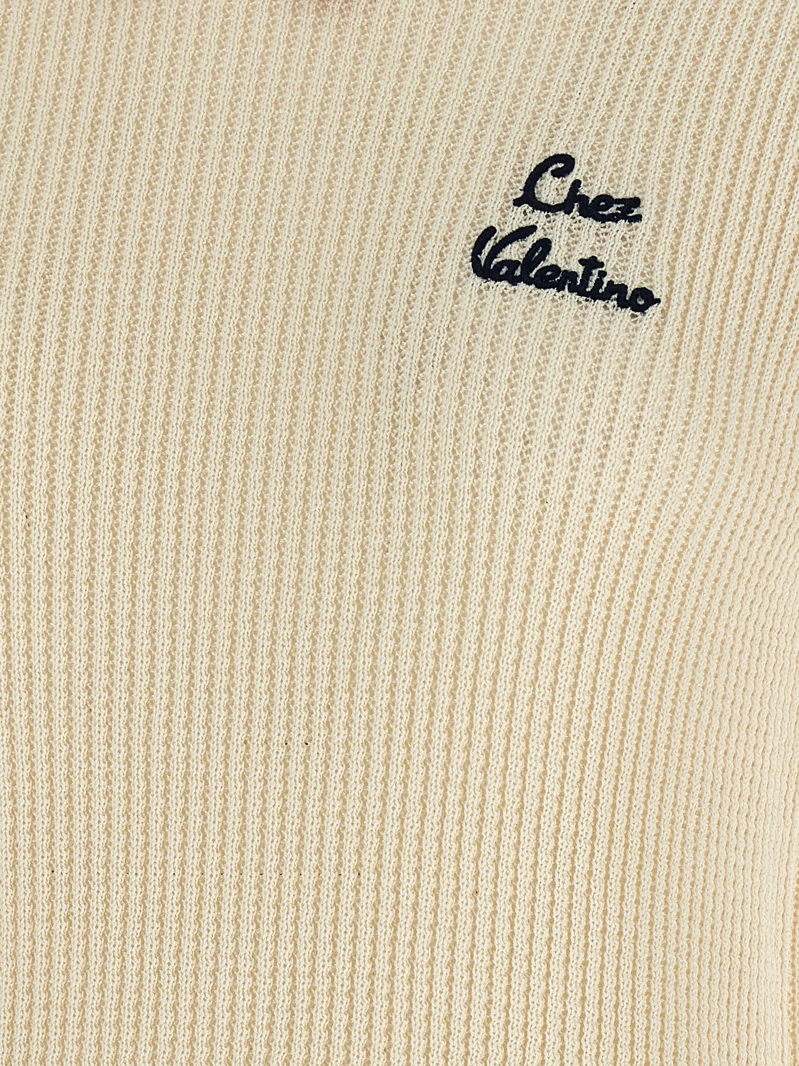 Chez Valentino Tops Beige sold by Wanan Luxury product image thumbnail 4