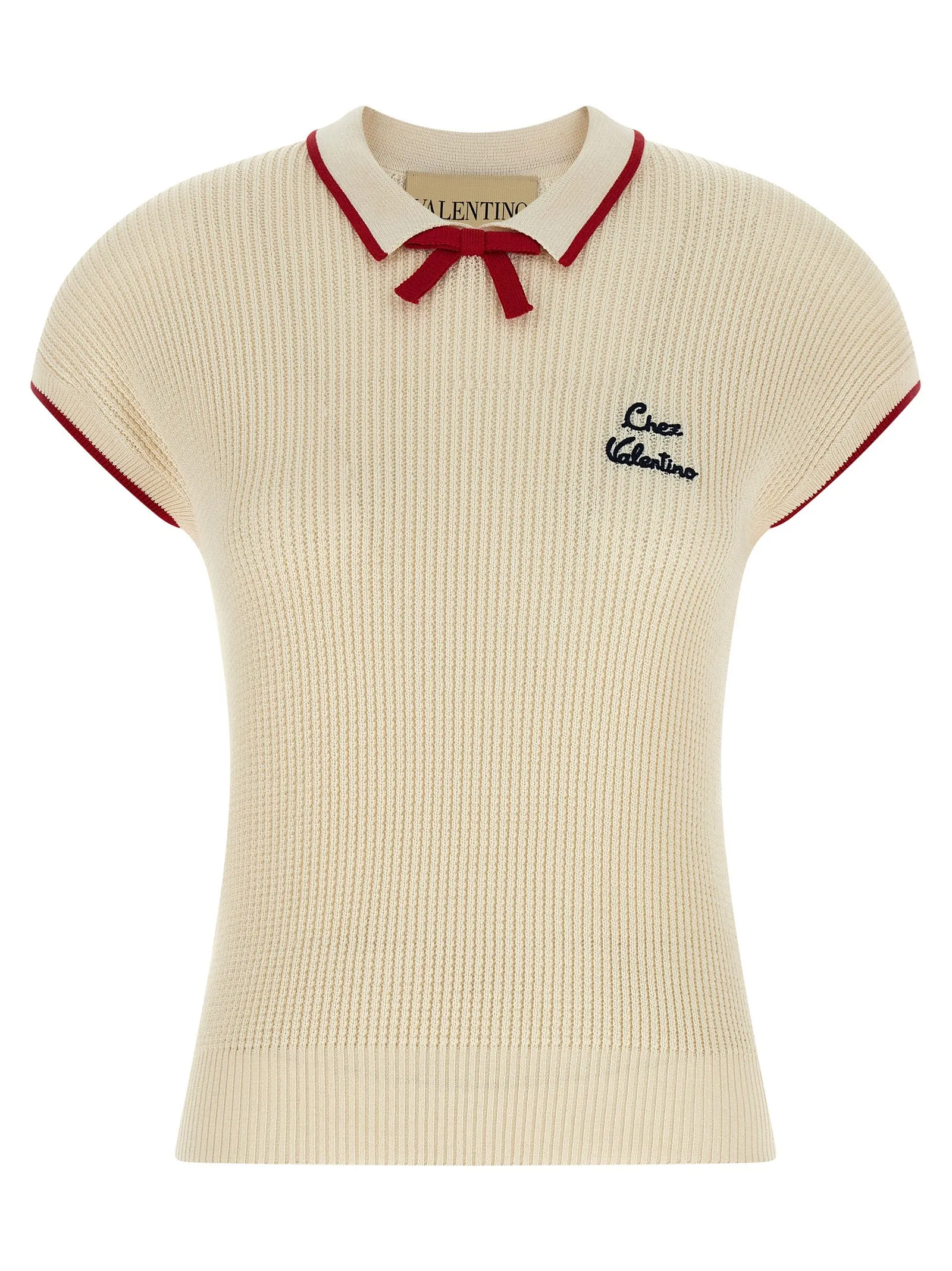 Chez Valentino Tops Beige sold by Wanan Luxury