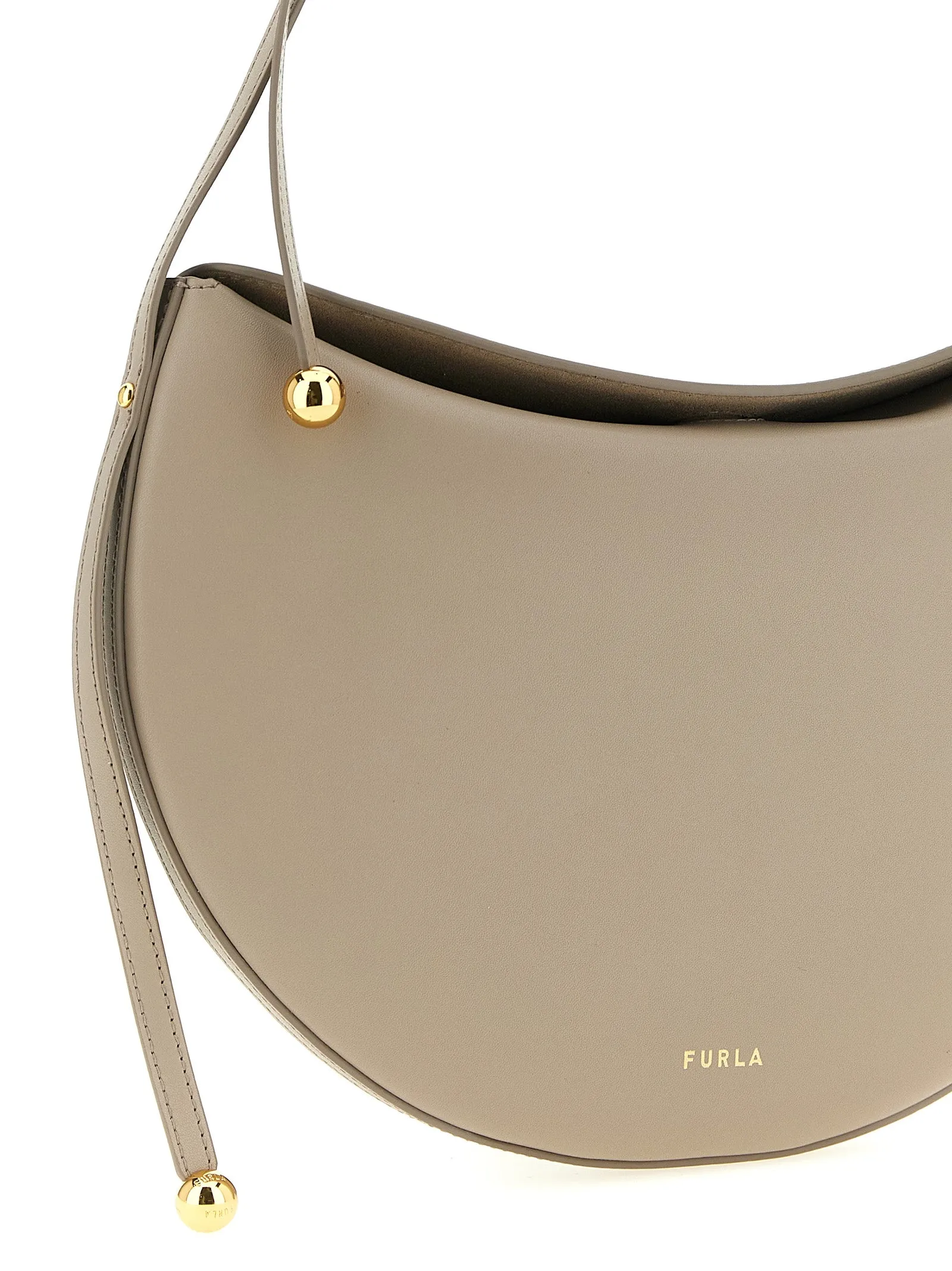 Furla Moonstone Shoulder Bags Beige sold by Wanan Luxury product image thumbnail 3