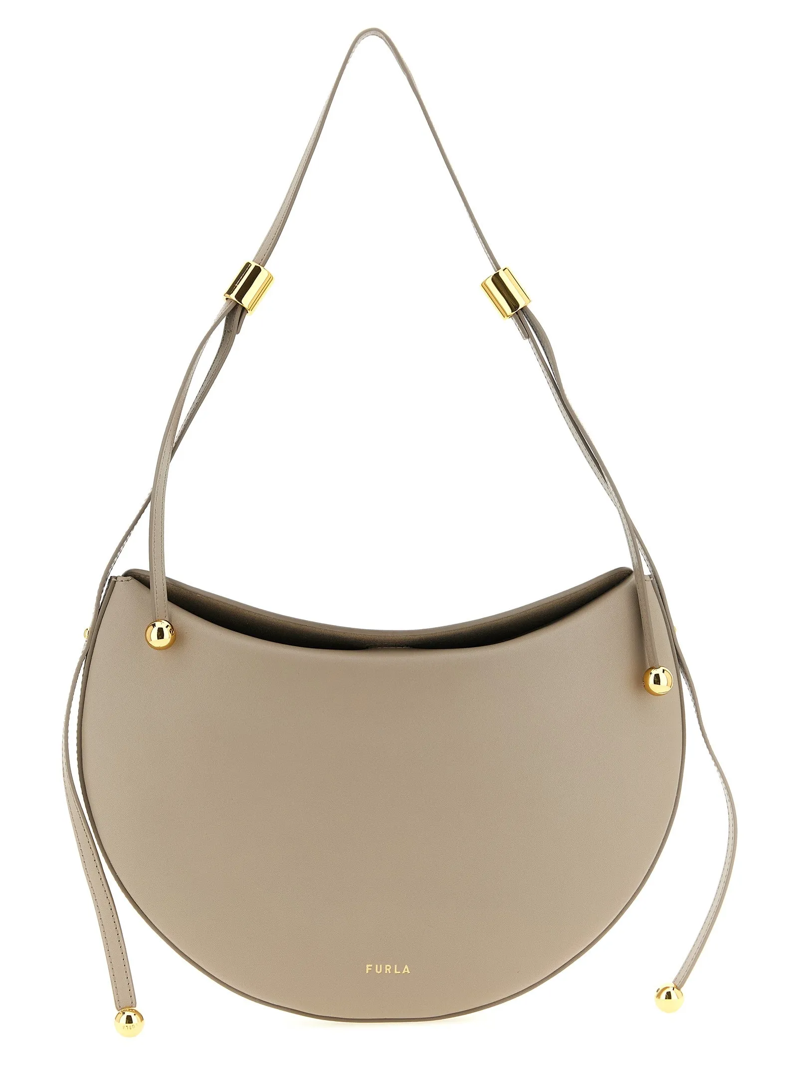 Furla Moonstone Shoulder Bags Beige sold by Wanan Luxury