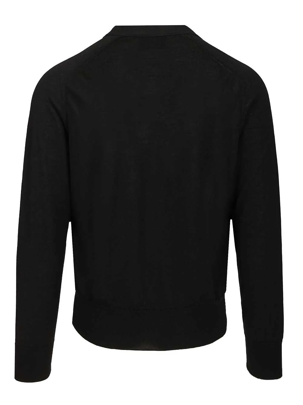 Ami Paris V-Neck Wool Cardigan Knitwear Black sold by Wanan Luxury product image thumbnail 2